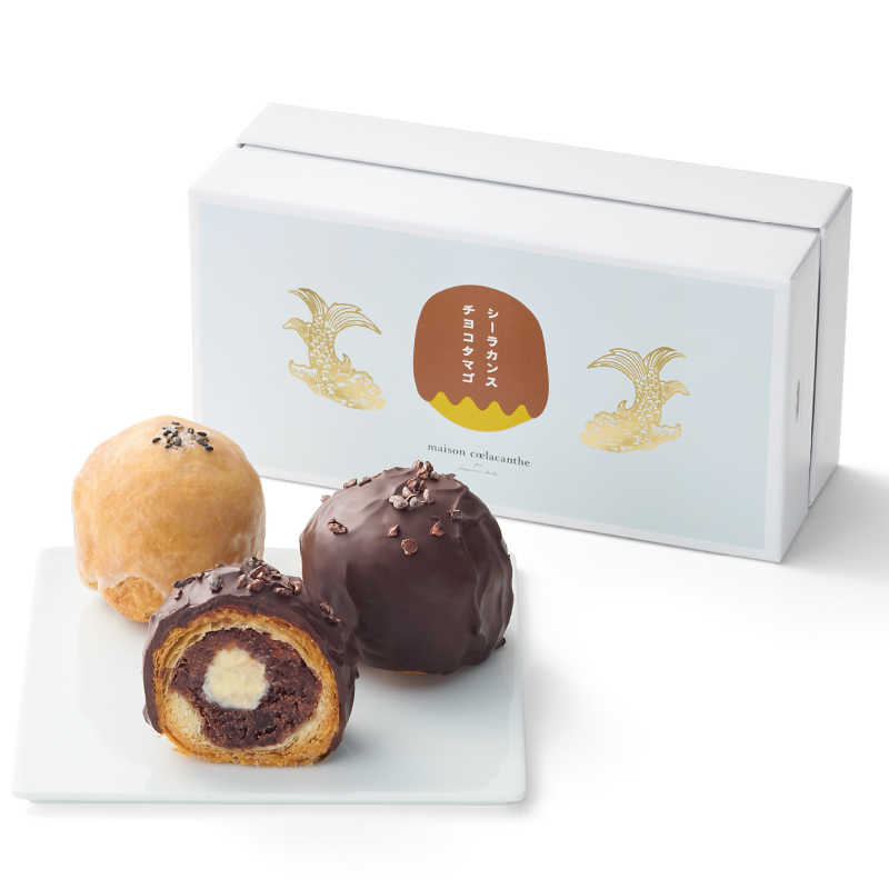 MAISON COELACANTH 腔棘魚蛋蛋甜點禮盒 (3入)