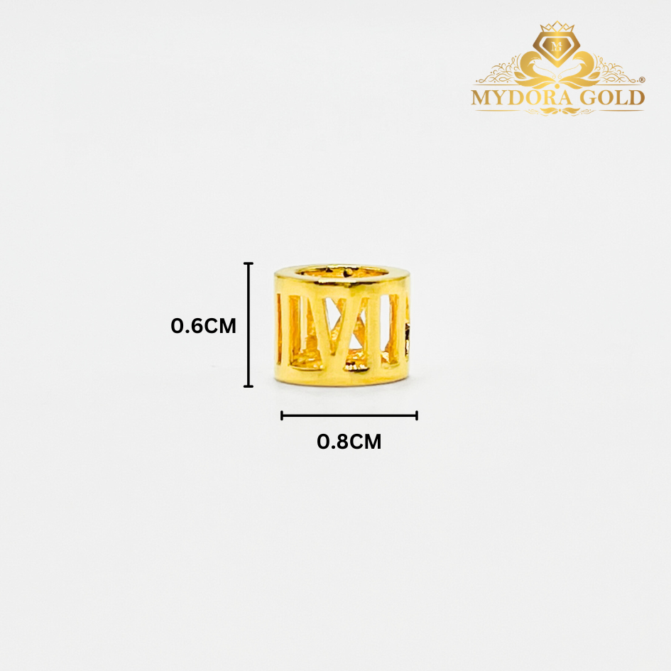 MYDORA Bead Huruf Roman (5G) l EMAS 916/22K