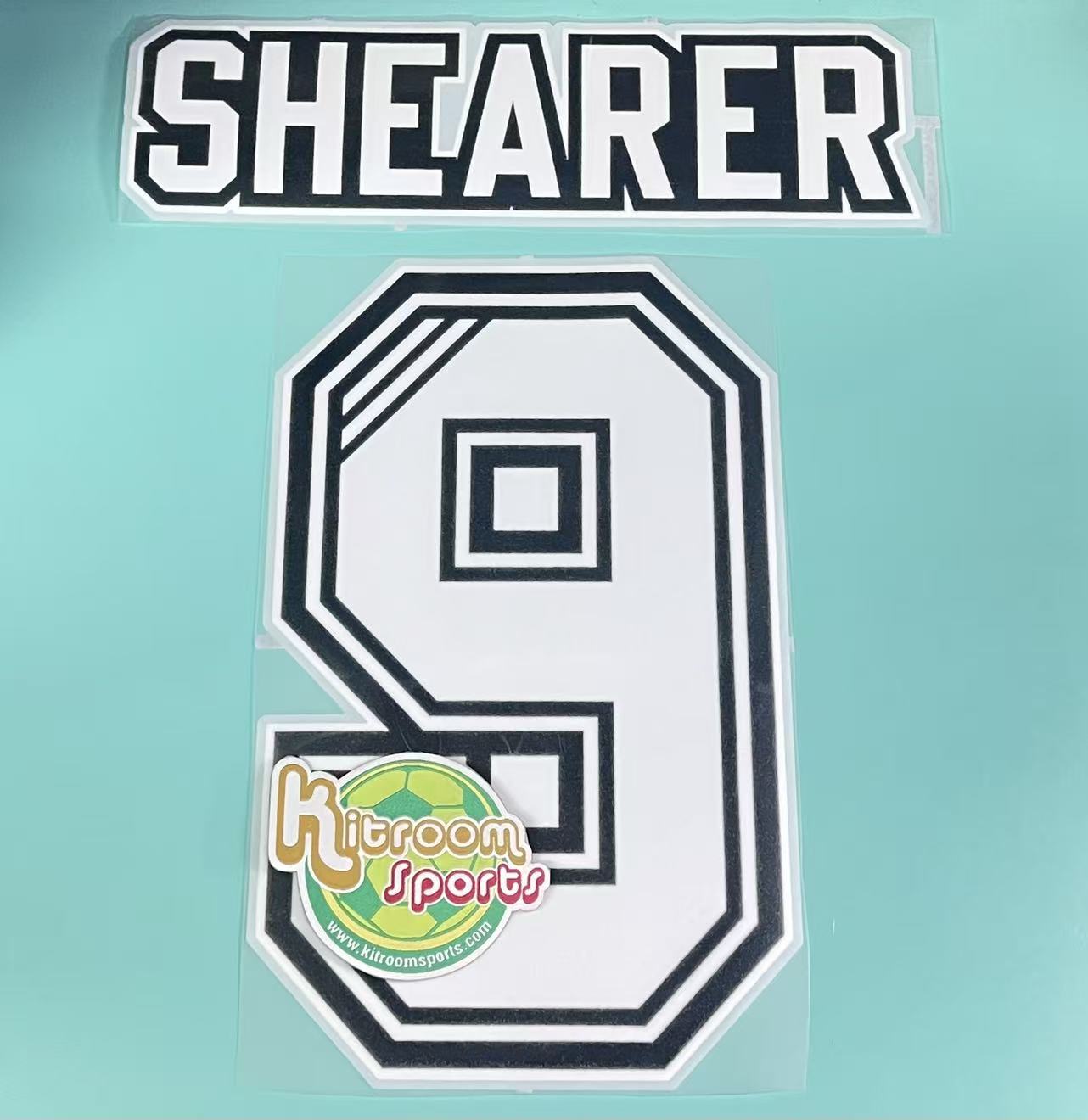 1995-96 Newcastle United Home Retro Nameset #9 SHEARER