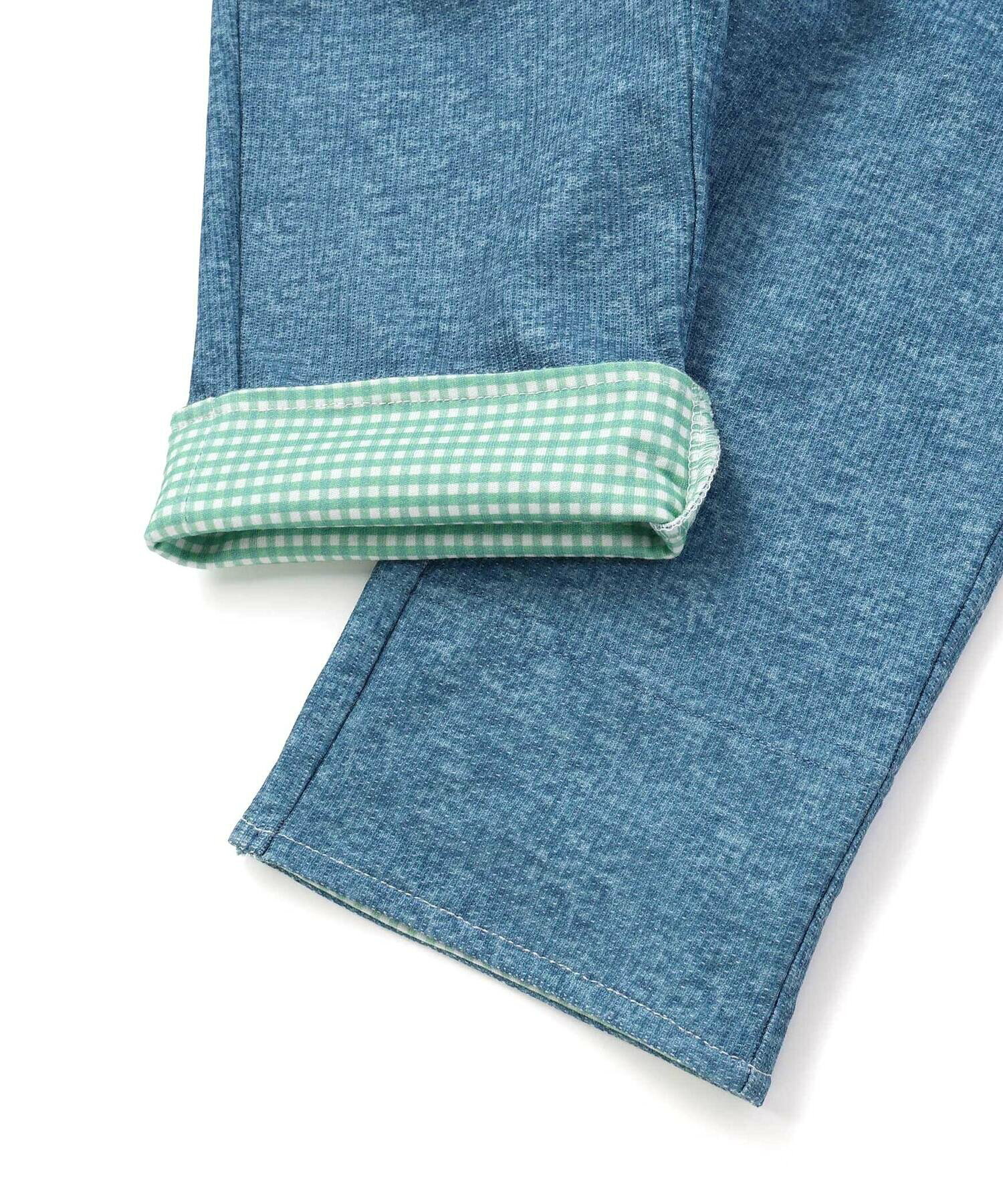 🆕【⭐訂購⭐】  日本直送🌀蘋果口袋 格紋捲邊褲腳 七分褲［2款選］🌀[ELDA-0028][260503]