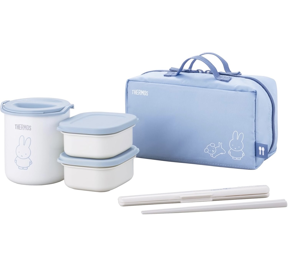 (需要訂貨）Thermos Miffy 保溫飯壺套裝