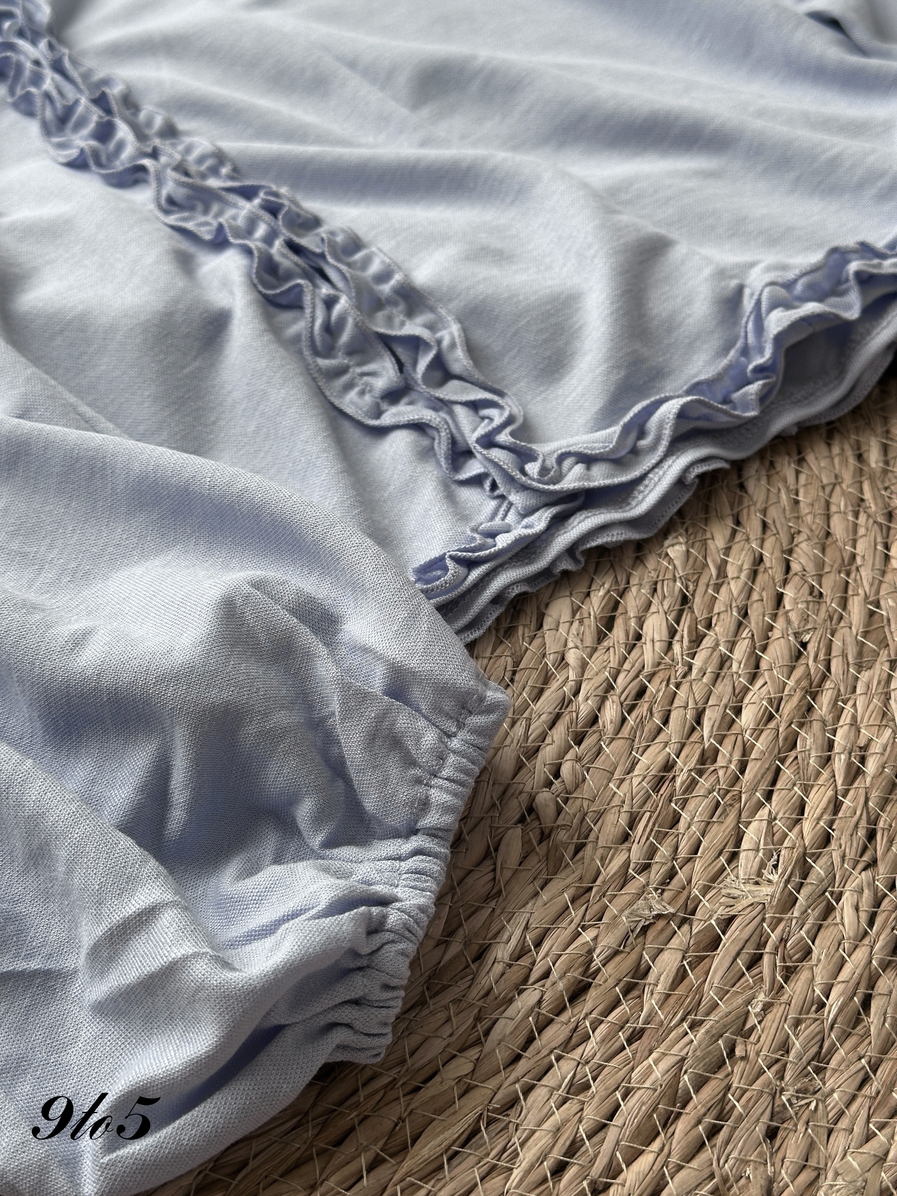 T4114 Long Sleeve Ruffle Blouse - 3 Colors 