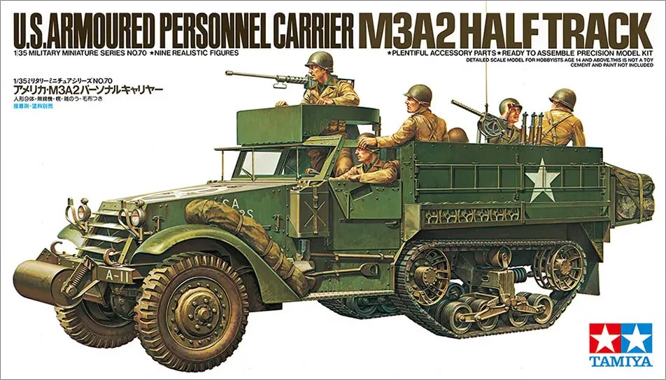 1/35 U.S. Armored Personnel Carrier M3A2 Half-Track