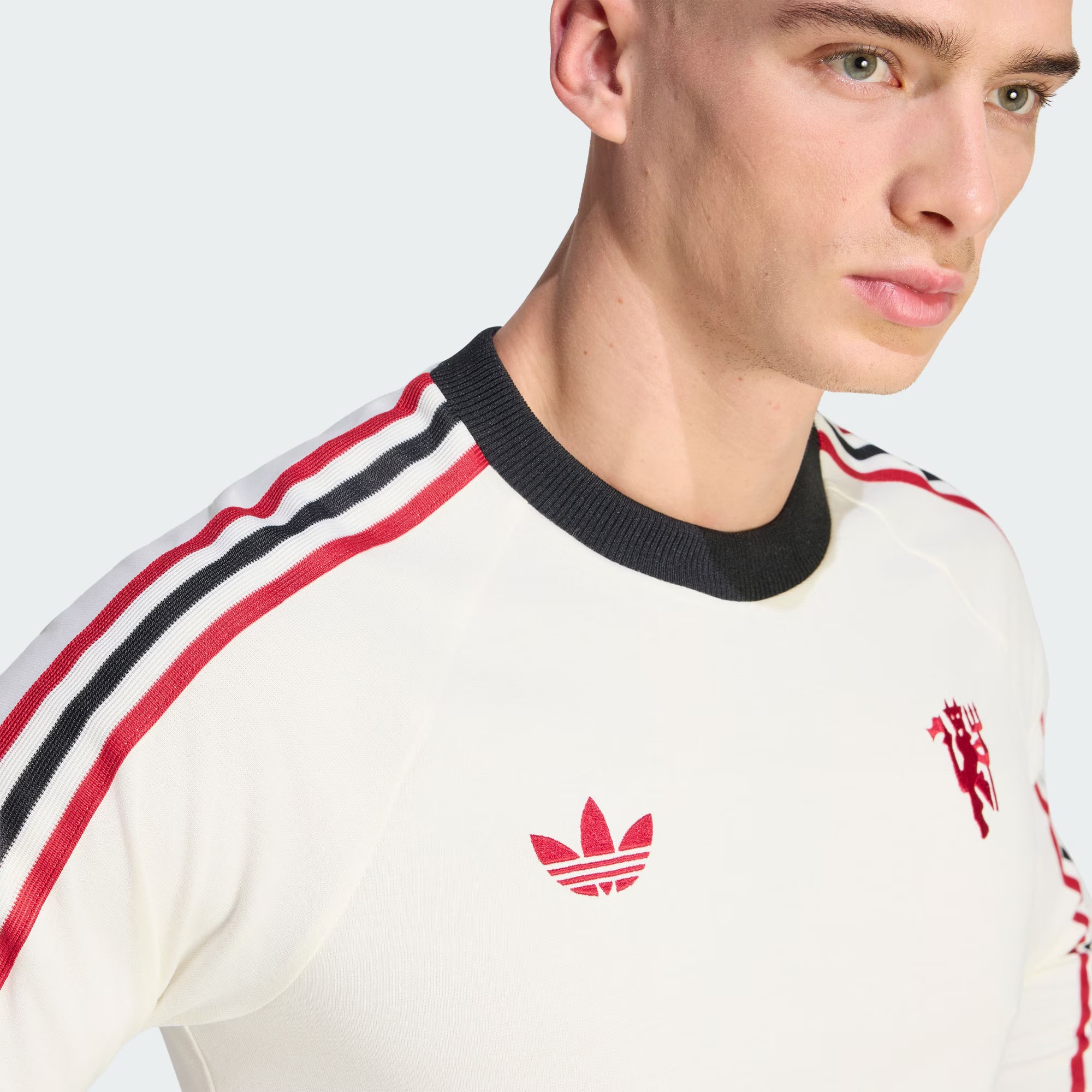 ### Adidas Manchester United 曼聯休閑文化長袖T-Shirt JZ2235