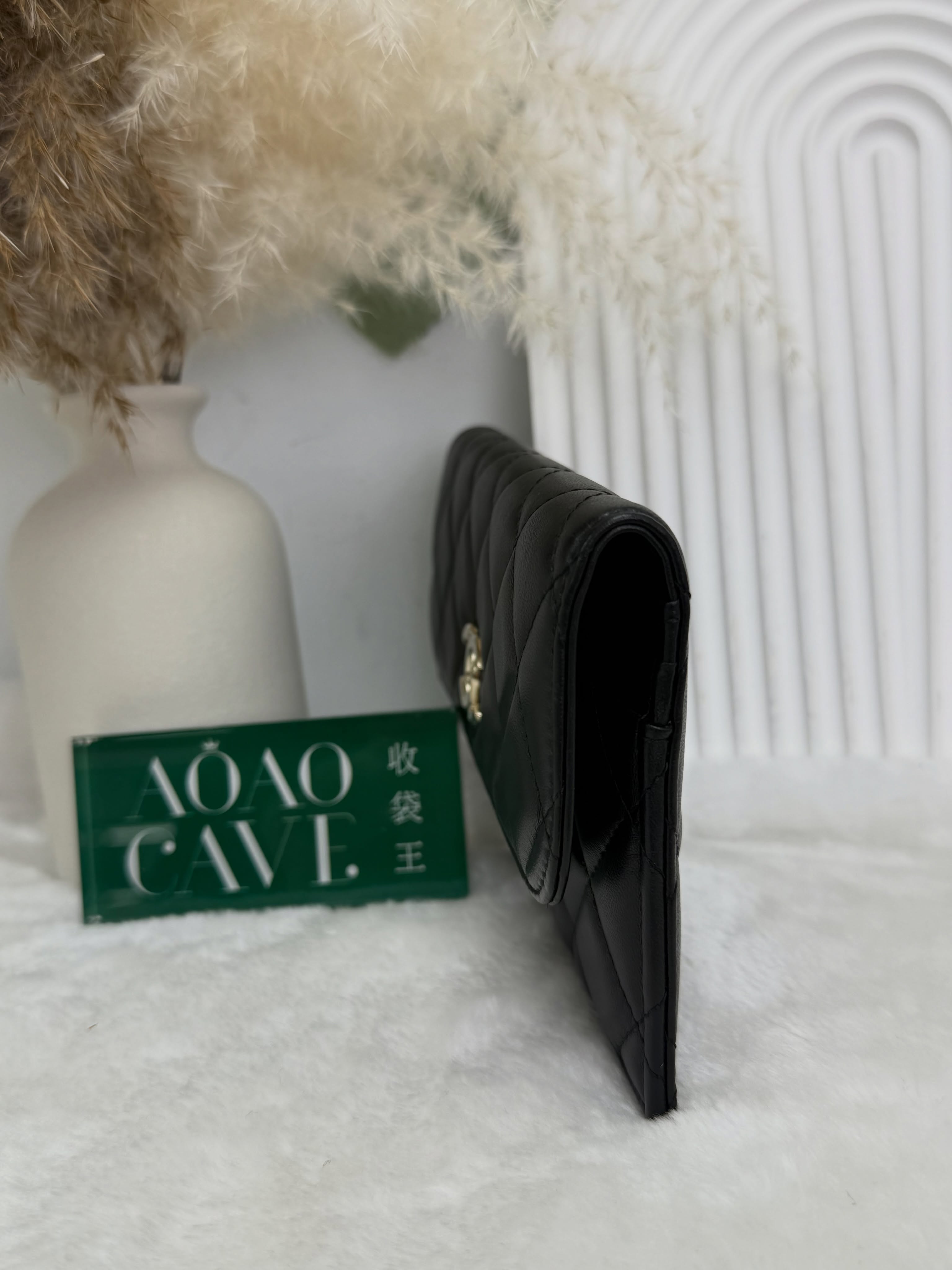 Chanel👜 PRE OWNED 🛍️黑色三合一 30開 有卡有塵袋🖤