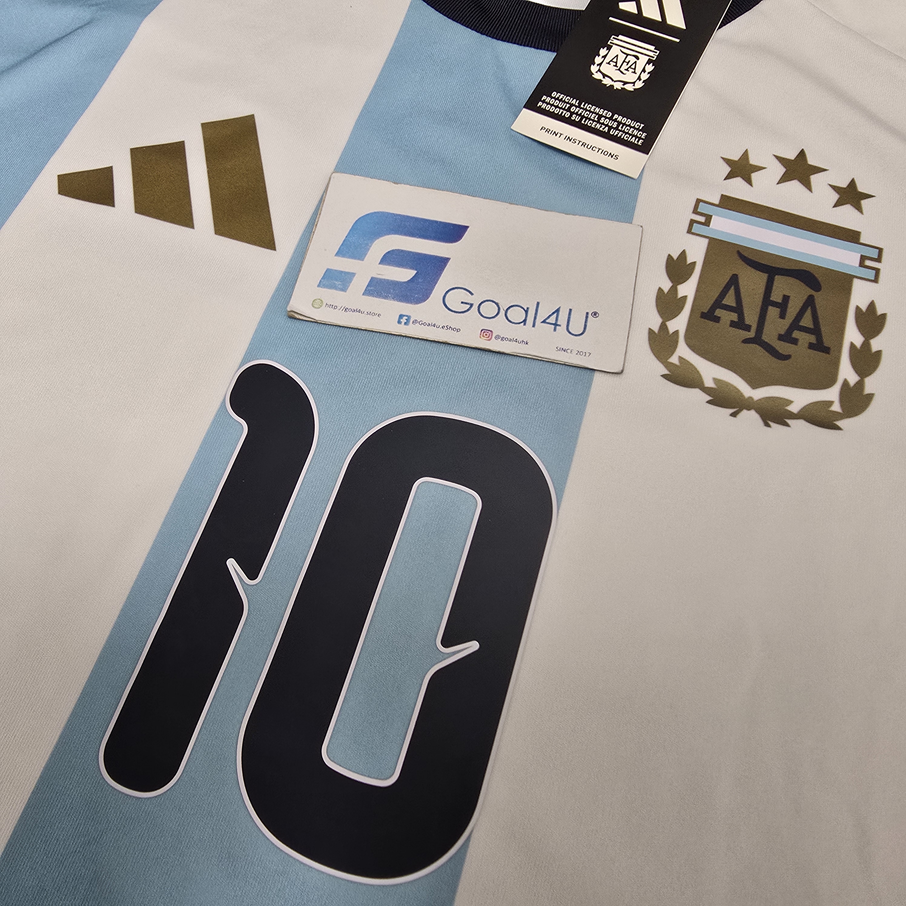 #性價比之選 #現貨 Adidas Argentina 阿根廷 2026 美斯簡約版主場球衣 KT0387
