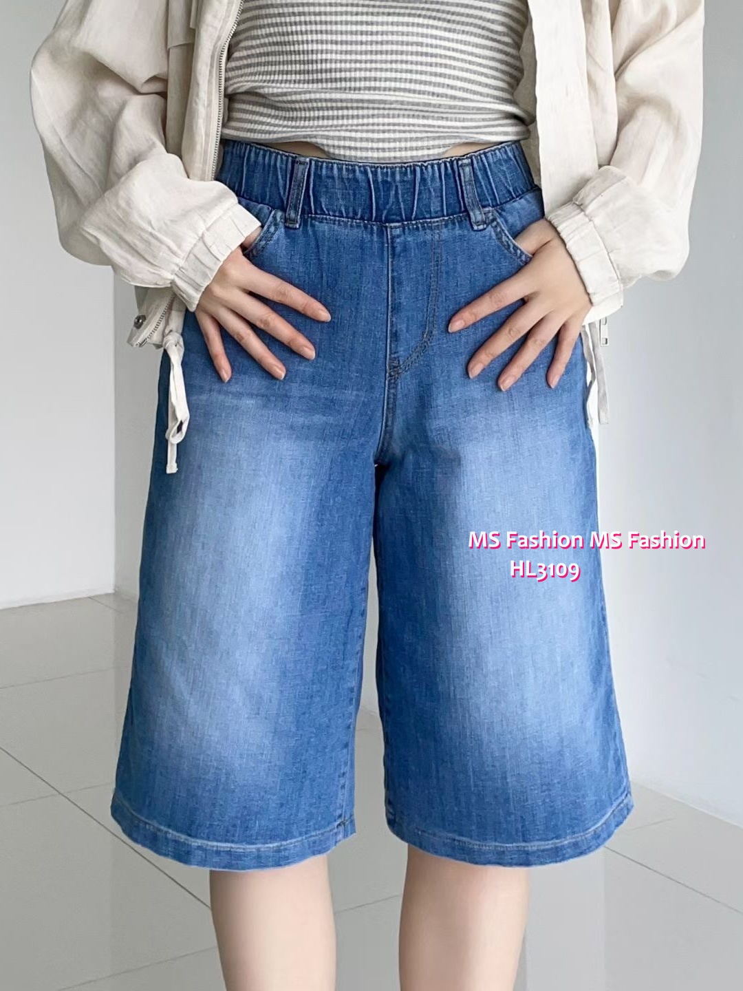 HL3109 韓國👖Howluk全橡筋腰短牛