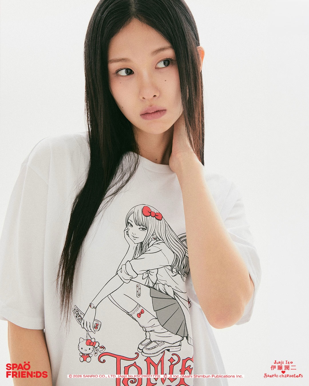 韓國SPAO - Hello Kitty x 伊藤潤二 限定系列