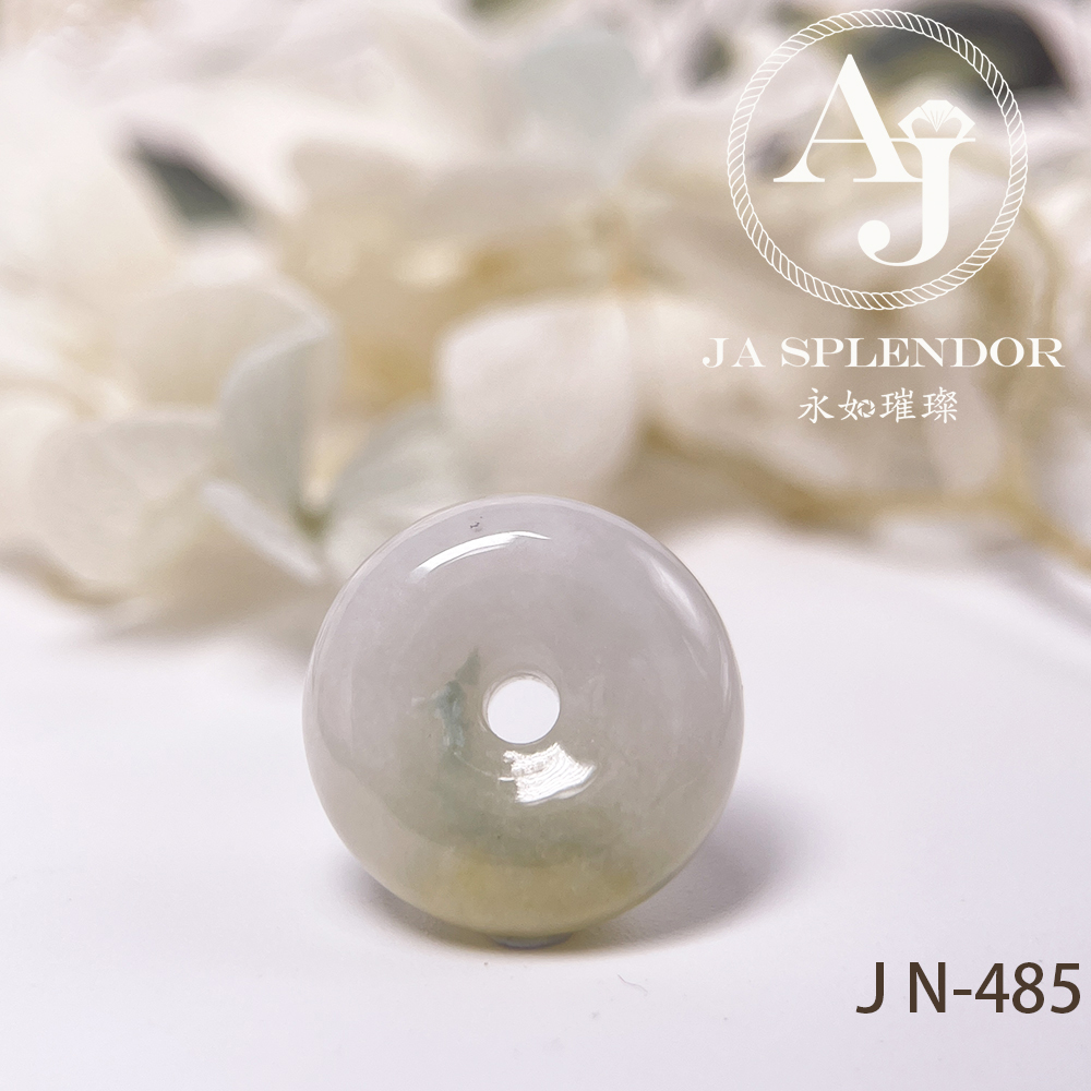 JN-474/485/489/490 天然翡翠A玉 黃加綠小平安扣