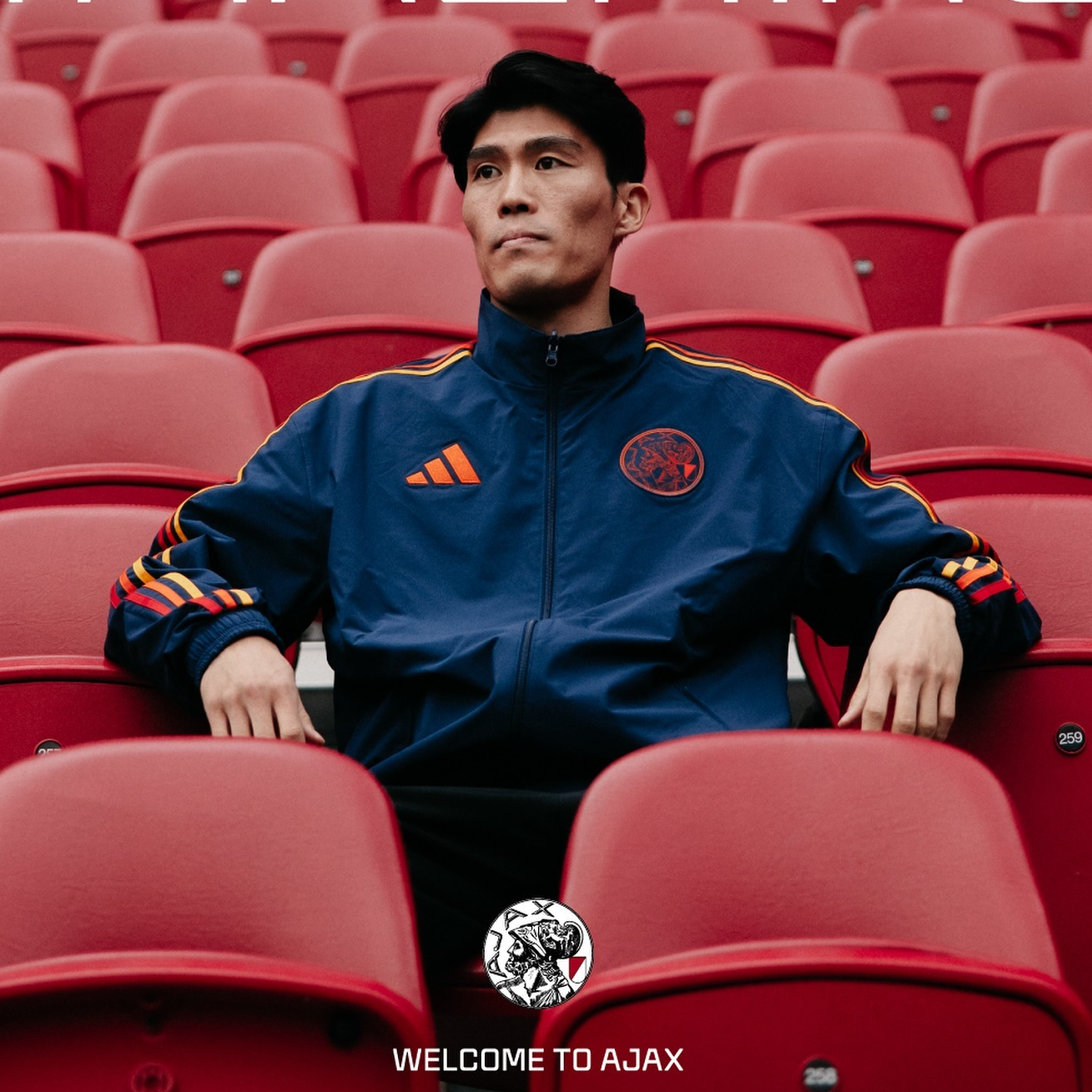 🎶⚽Adidas Ajax 阿積士 × ID&T 聯乘雙面進場外套 JZ1585