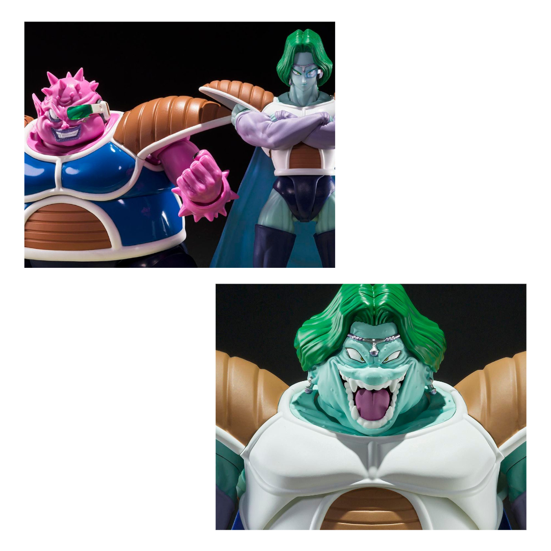 SHF Dragon Ball Z Dodoria & Zarbon Bardock Father of Goku x Zarbon True Form