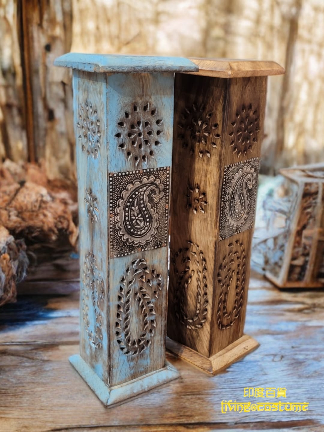 印度手工木香座