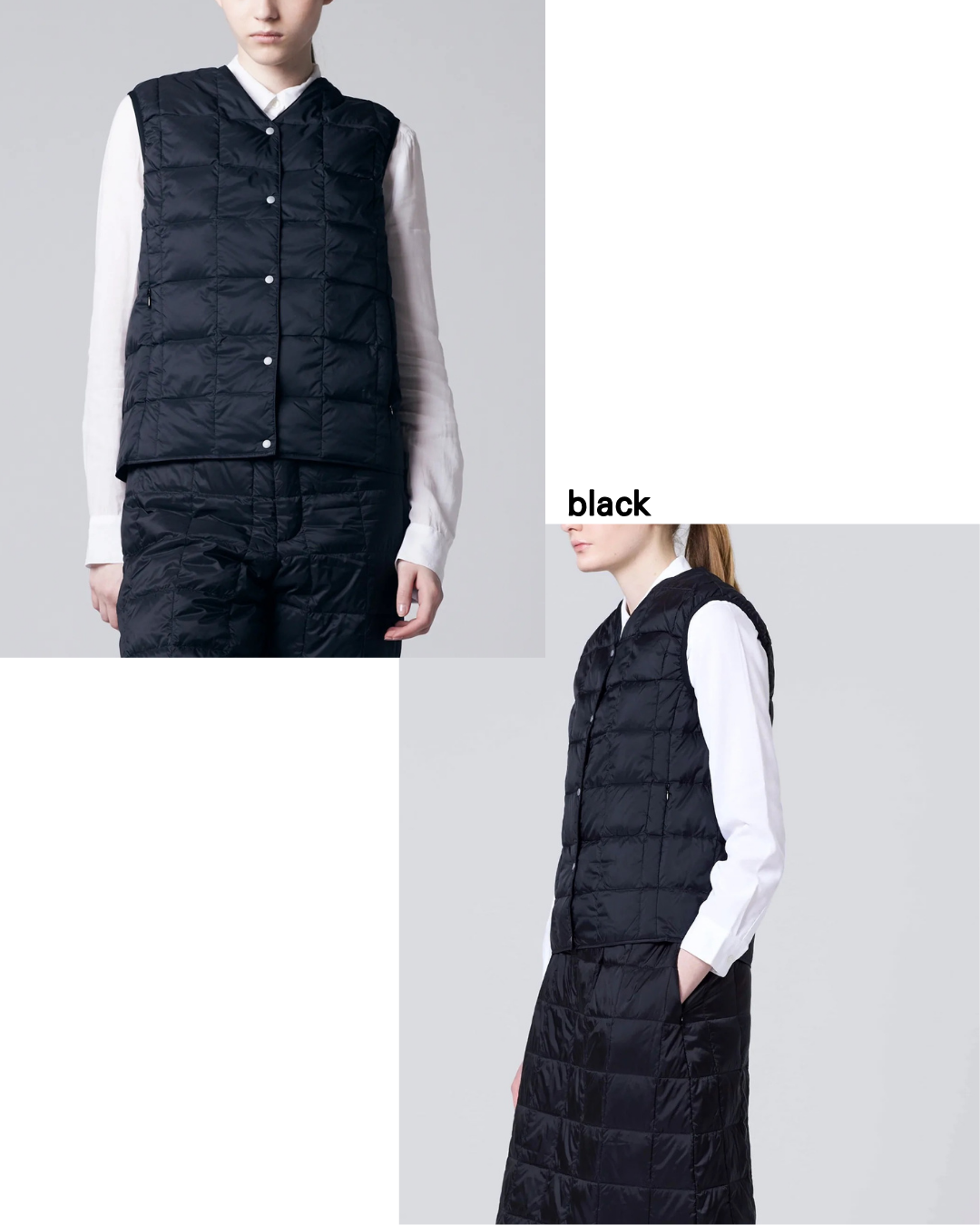 日本代購【 2026年秋冬新產色 日本直送 TAION 女裝經典V領內膽羽絨背心 TAION Women Basic V-Neck Button Inner Down Vest (TAION-W001) 】