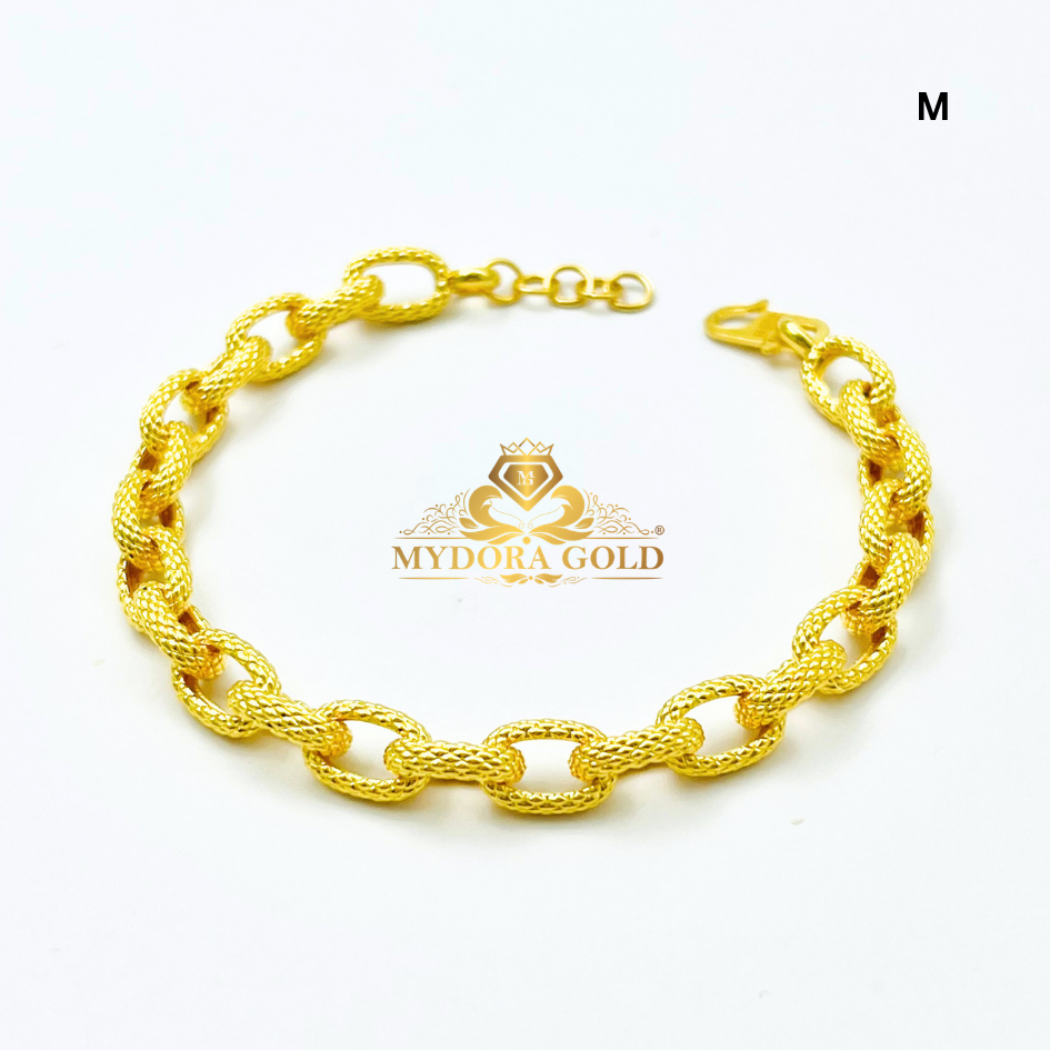 MYDORA Rantai Tangan Sauh Glam (5G) l EMAS 916/22K