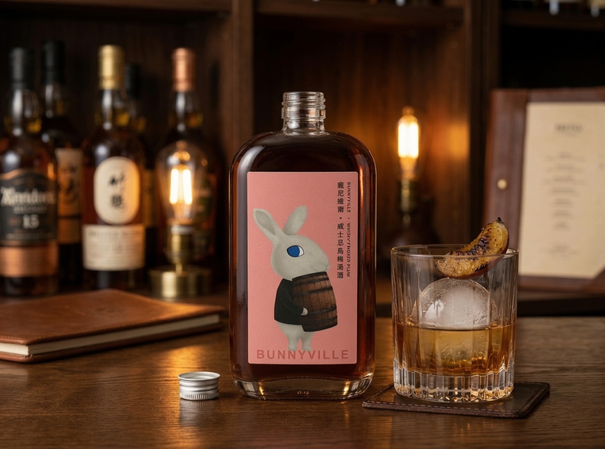 Bunnyville 兔兔酒 - 威士忌烏梅湯酒 Smoked Plum Whisky
