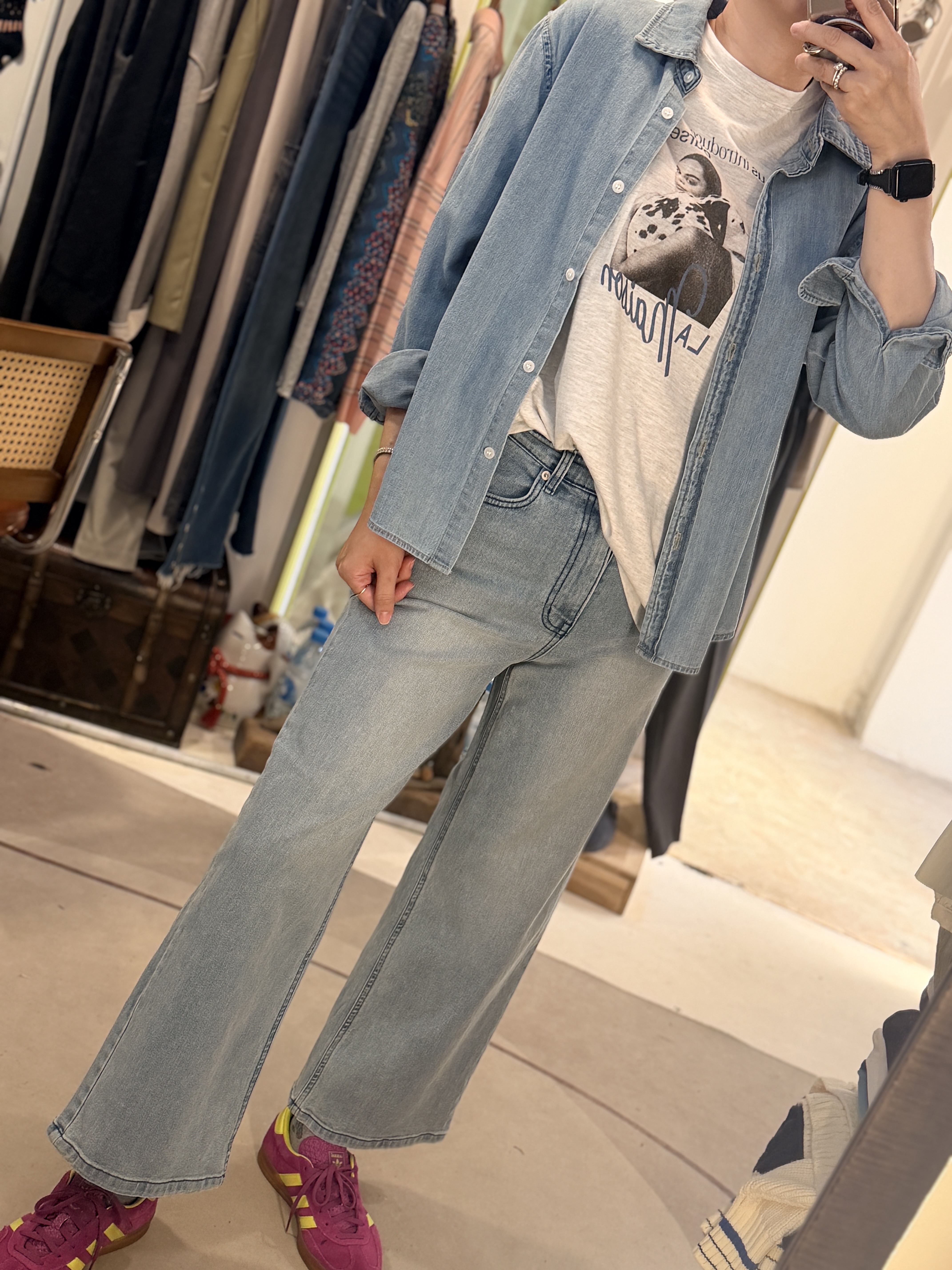 Light denim shirt