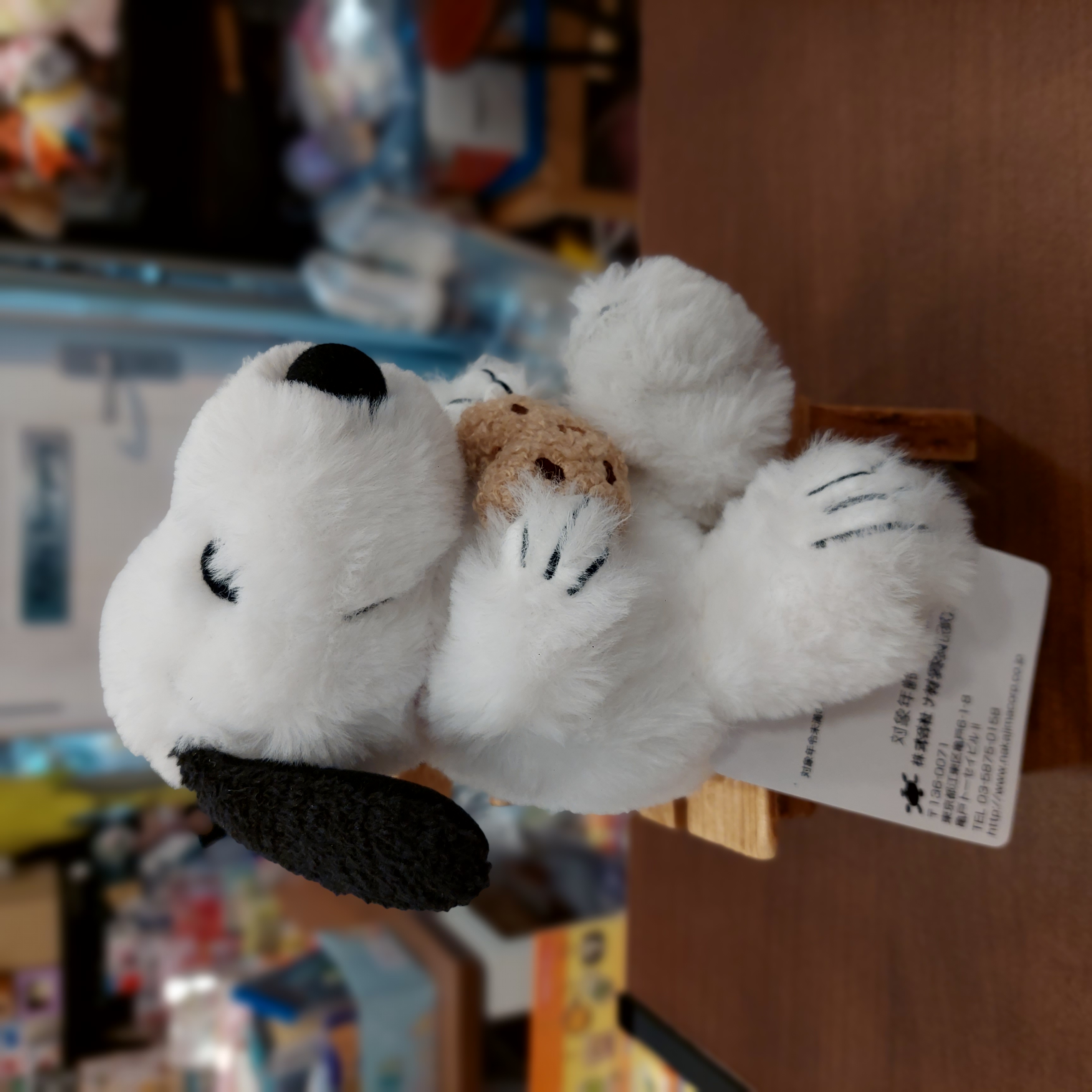 原裝日本 Snoopy 史路比 抱曲奇小公仔 