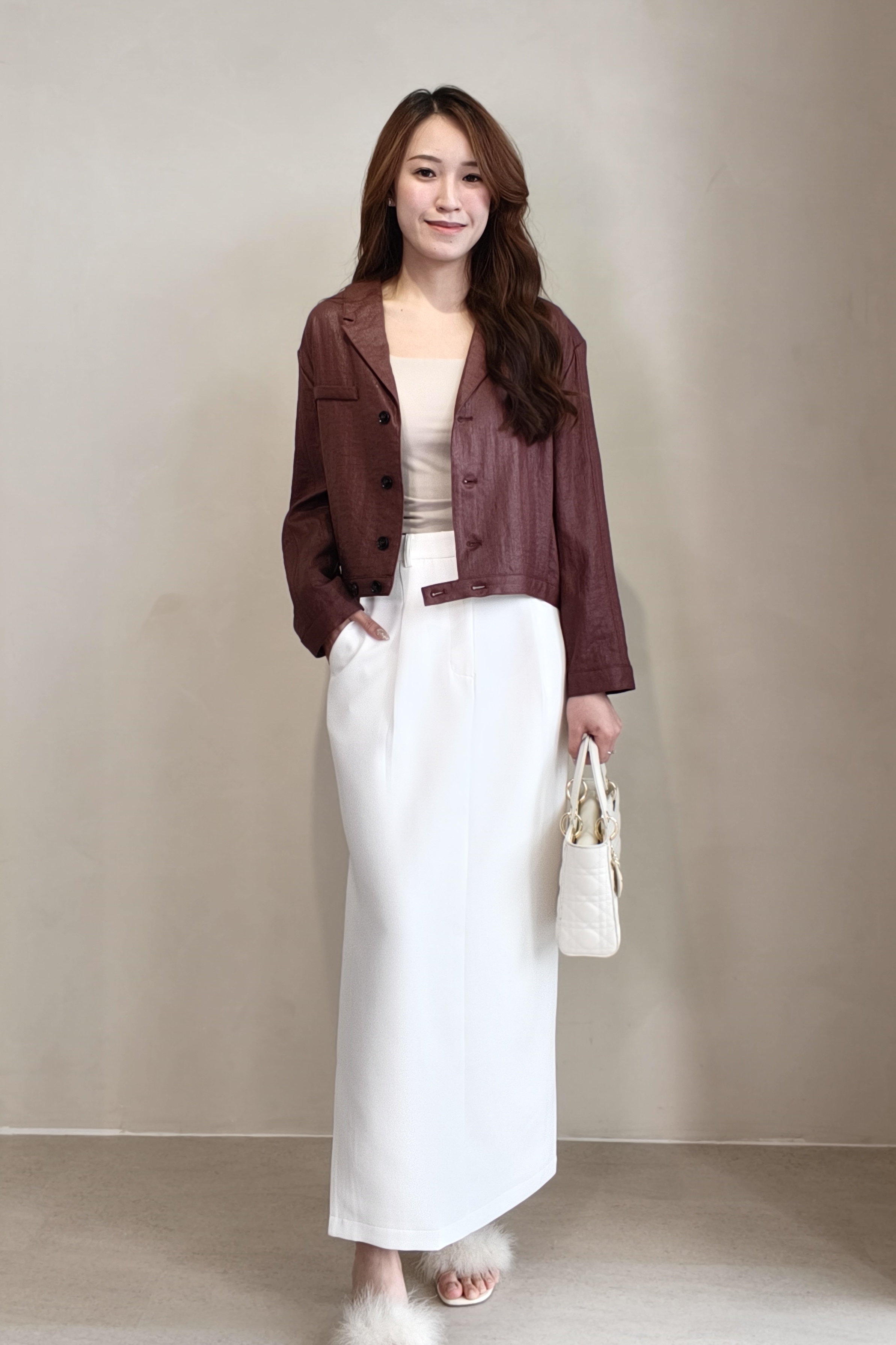 CS1381 Avery Tailored Column Skirt 