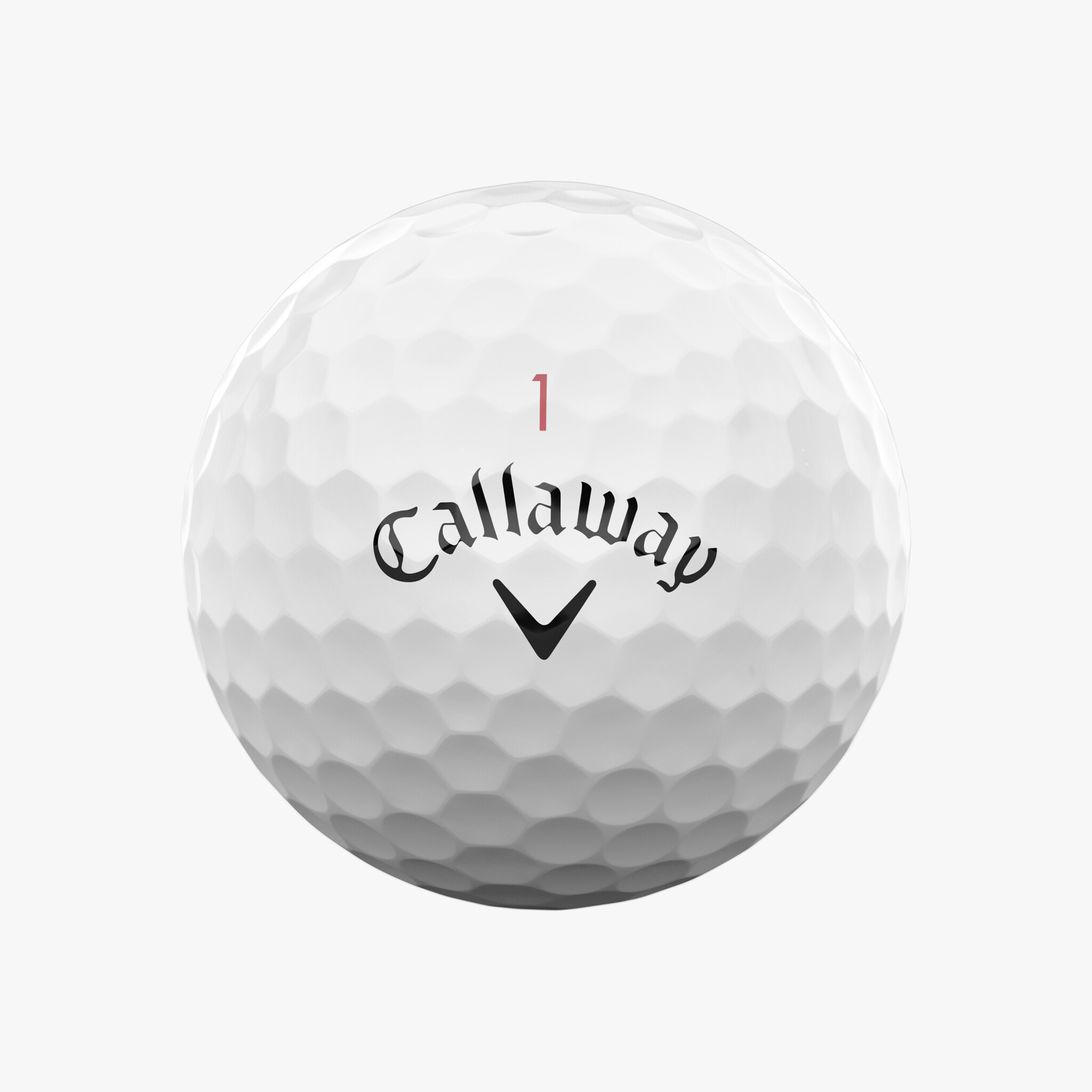 CALLAWAY CHROME SOFT 四層球- 白色
