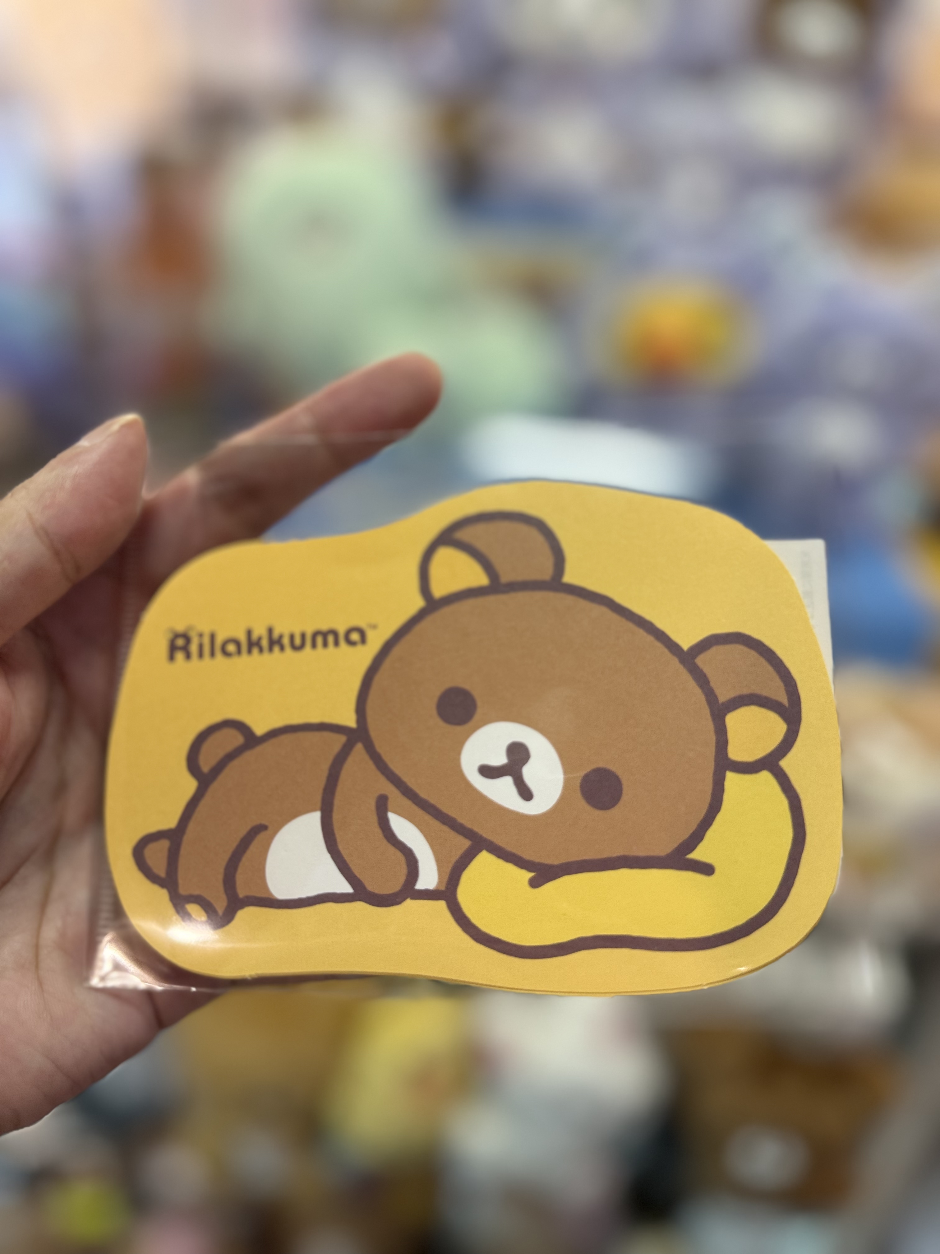 《現貨》全新rilakkuma日版剪裁利是封 1包3個。附貼紙