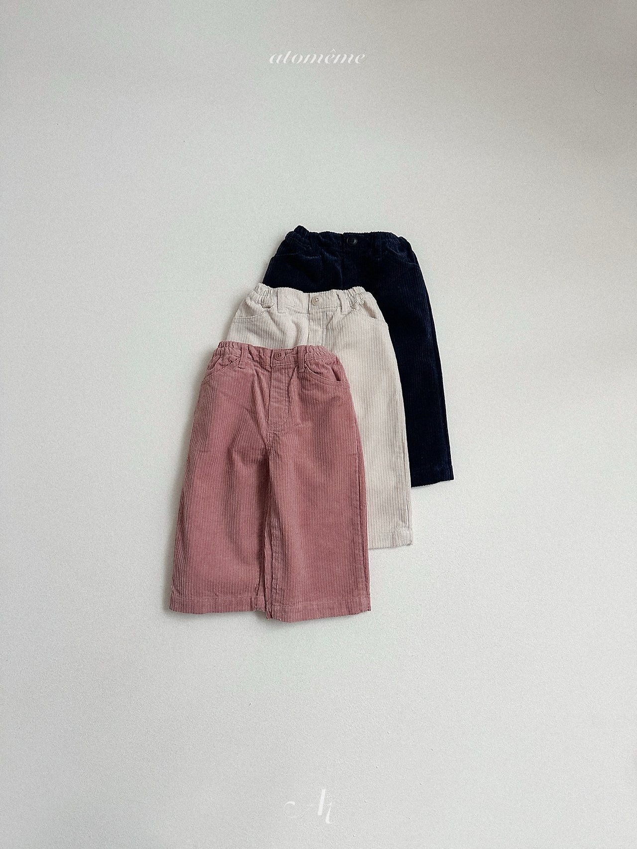 Atomeme | Crepe Corduroy Pants