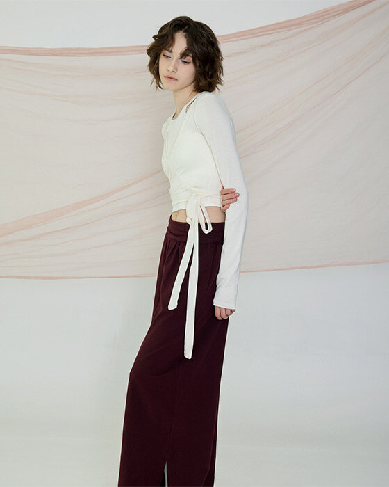 預購_DEVI-T0048 Ballet Strap Cardigan by Devi ear