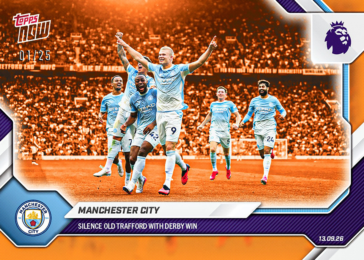 Manchester City - 2026-27 Premier League Topps NOW® #Card 29【團購】