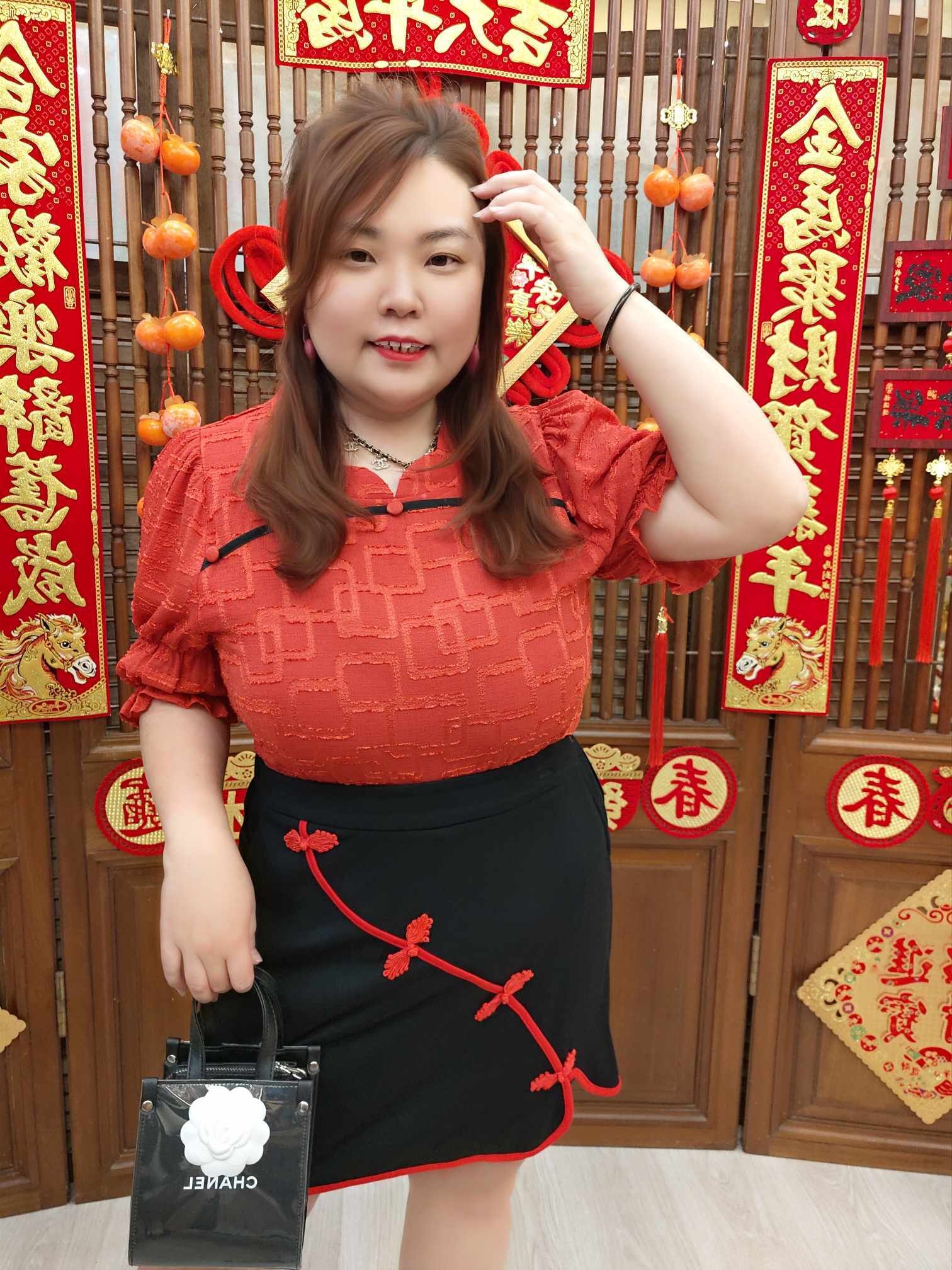 NJH02 BE#281953 顶级面料中式裤裙套装