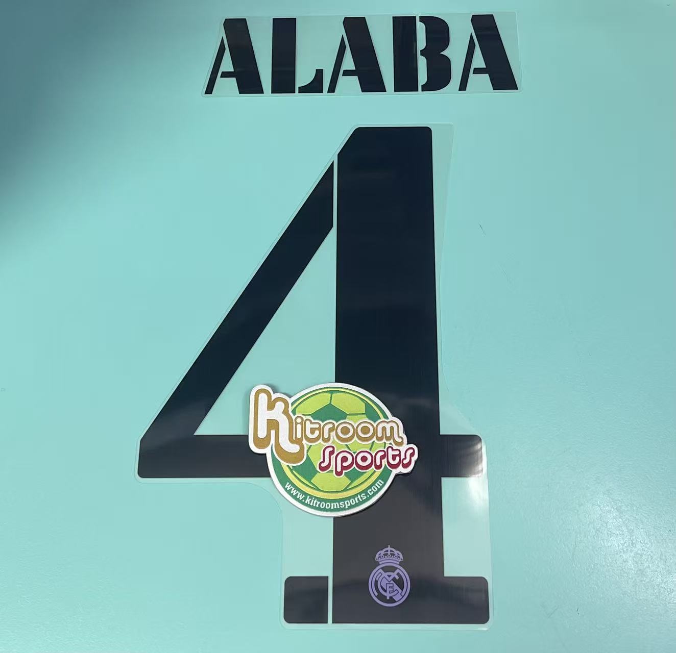 2022-23 Real Madrid Home Nameset #4 ALABA