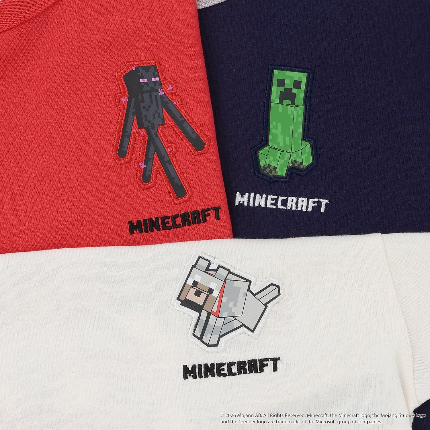 🈹🆕【⭐訂購⭐】🌀 🇯🇵 日本直送 #Minecraft 刺繡短袖Tee［3款選］🌀 [ELJA-0081][261012]