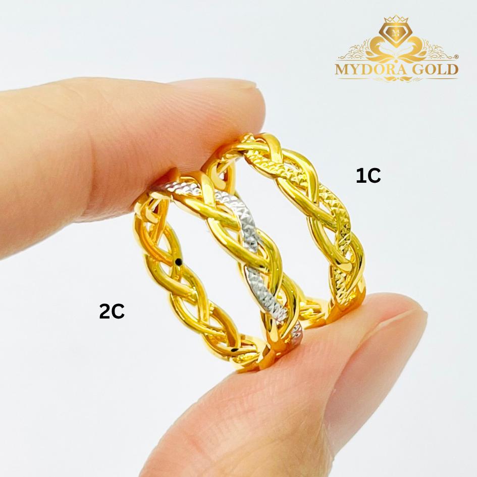 MYDORA Cincin Mini Twisted Rapunzel (5G) l EMAS 916/22K