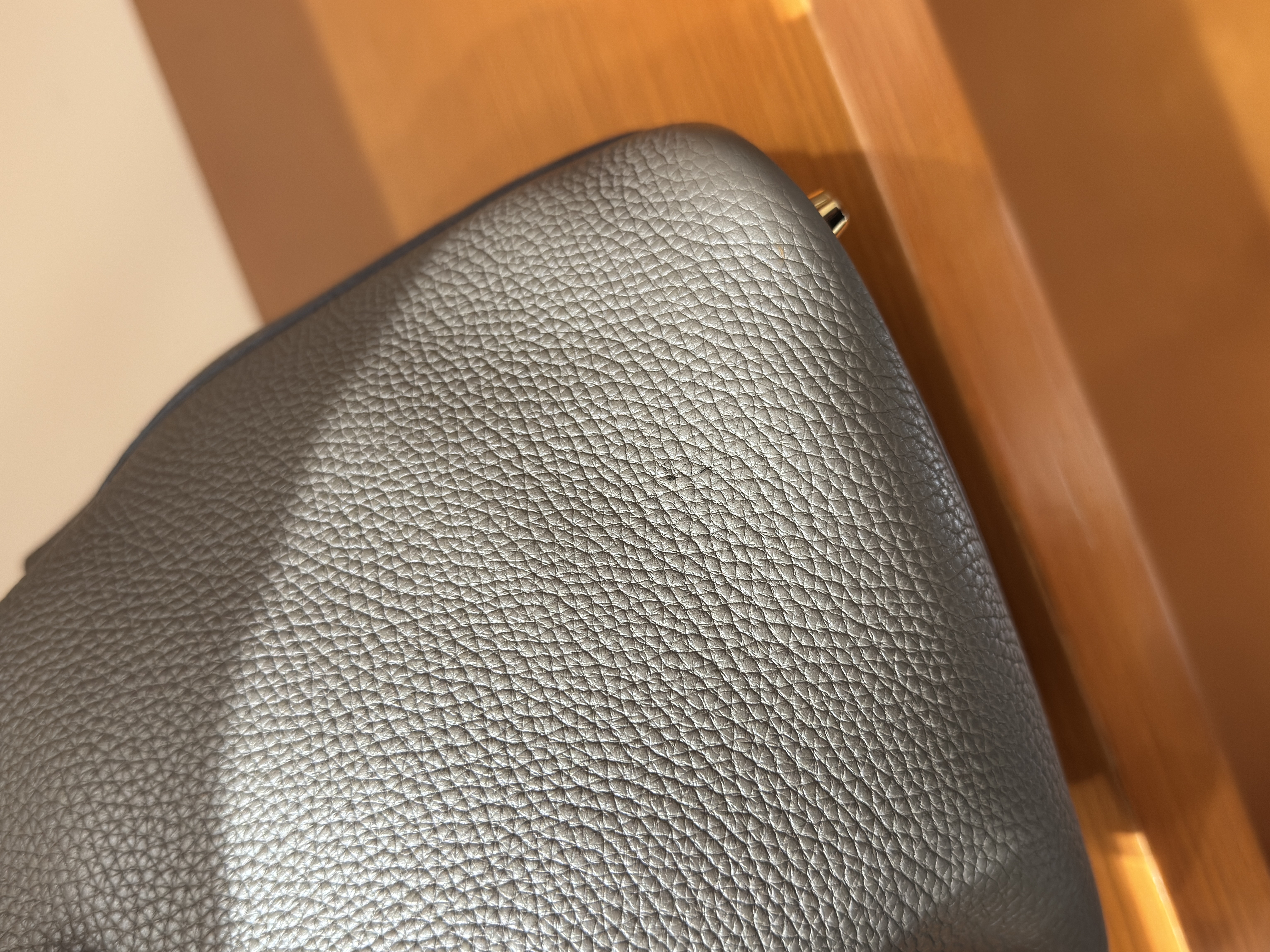 Pre-Owned HERMES P18 / Stamp Y / 錫器灰 