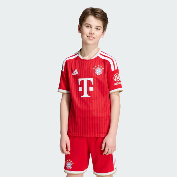 ### Adidas Bayern Munich 拜仁慕尼黑 2025-26 童裝主場球迷版球衣 (可加印字)  JN8525