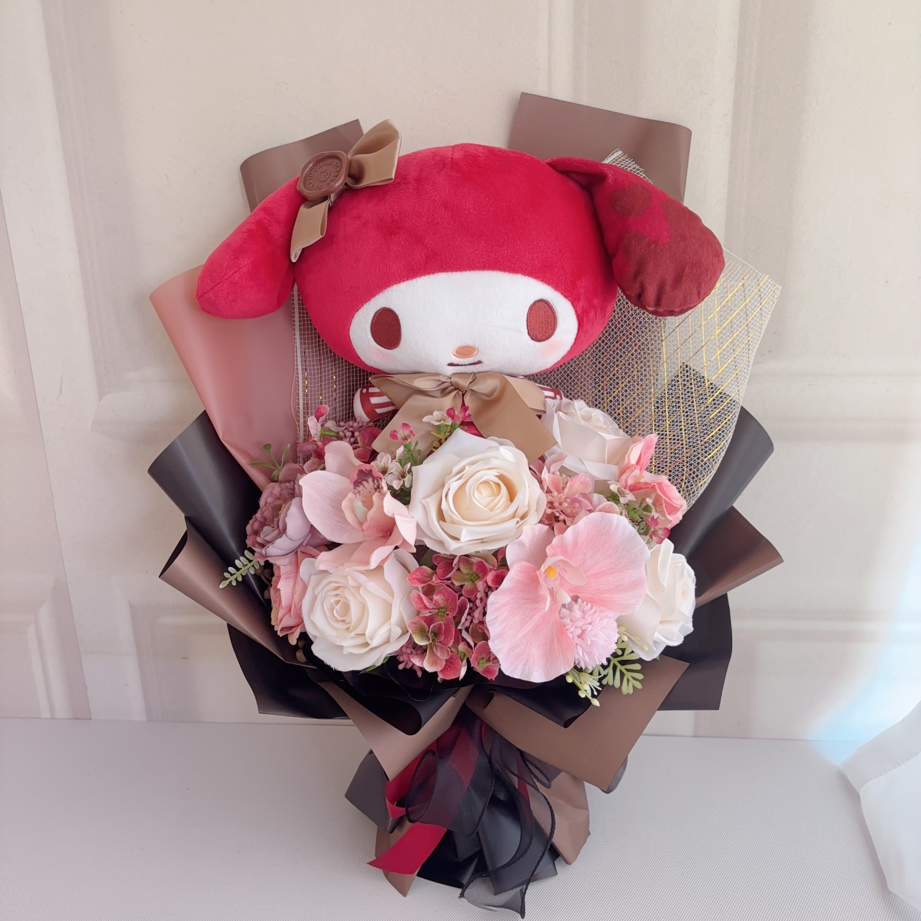 現貨)melody公仔花