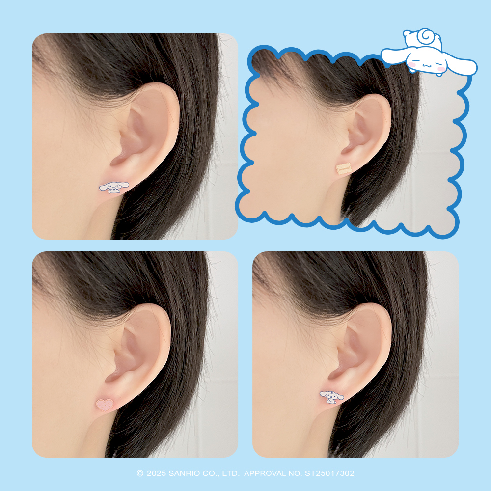 📦訂購 台灣限定 三麗鷗SanrioＸSTORY 故事銀飾 Cinnamoroll 系列 玉桂狗造型耳環