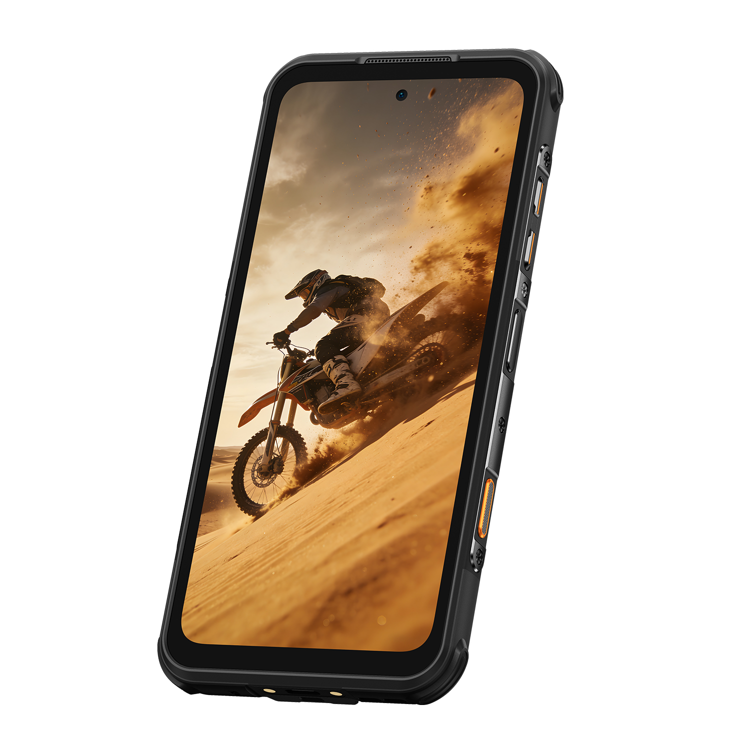 RugOne Xever 8 | 6.5吋 120Hz 4800mAh 可換電池 夜視 手電筒 117dB喇叭 支援eSIM 三卡槽 Widevine L1 AI工具 三防手機 Rugged Phone