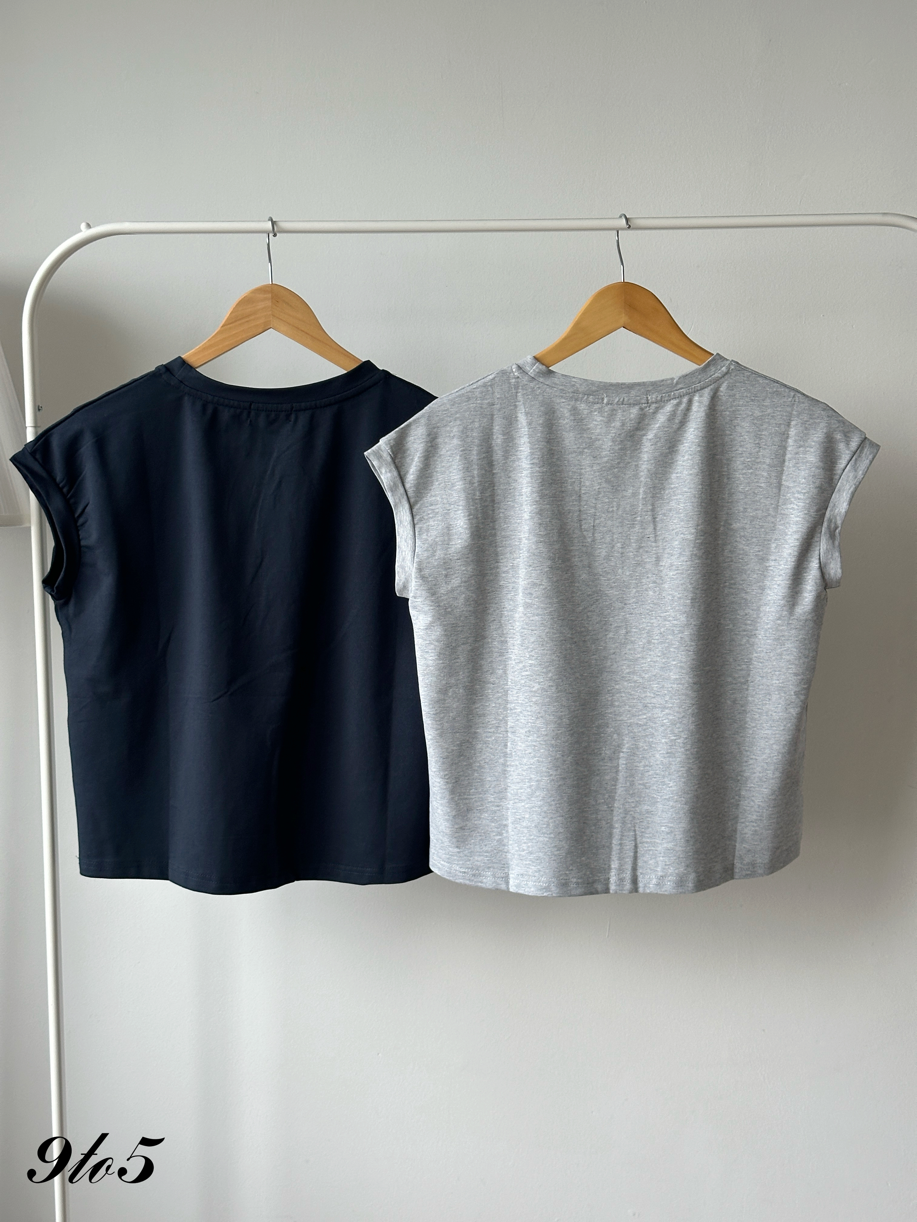 T4343 Embroidery Wording Tee - 4 Colors 
