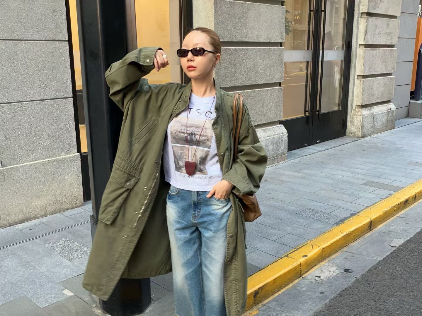 Long utility jacket 