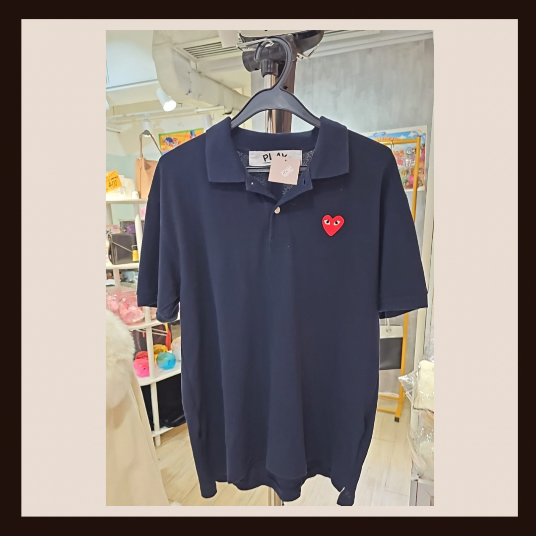 Comme des Garçons Play 經典紅心 Polo 衫