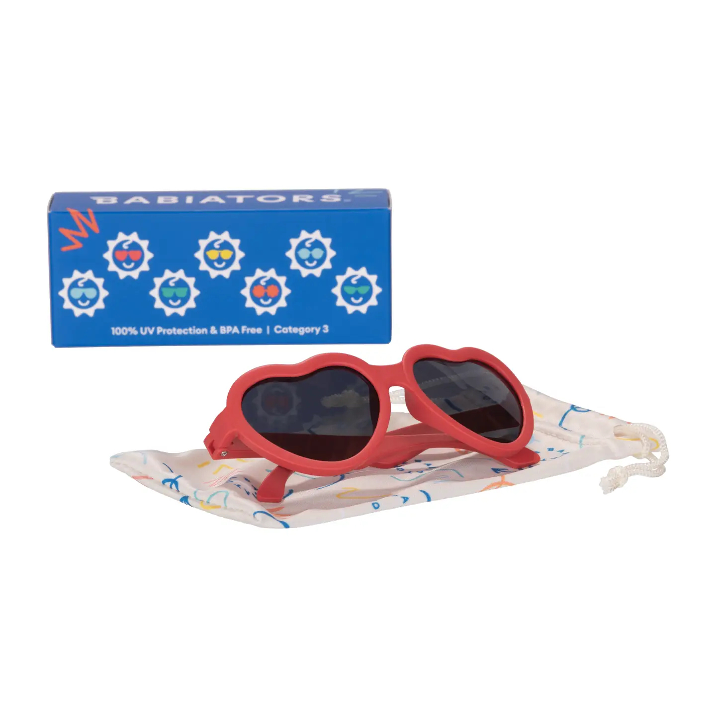 Candy Apple Hearts Kid and Baby Sunglasses