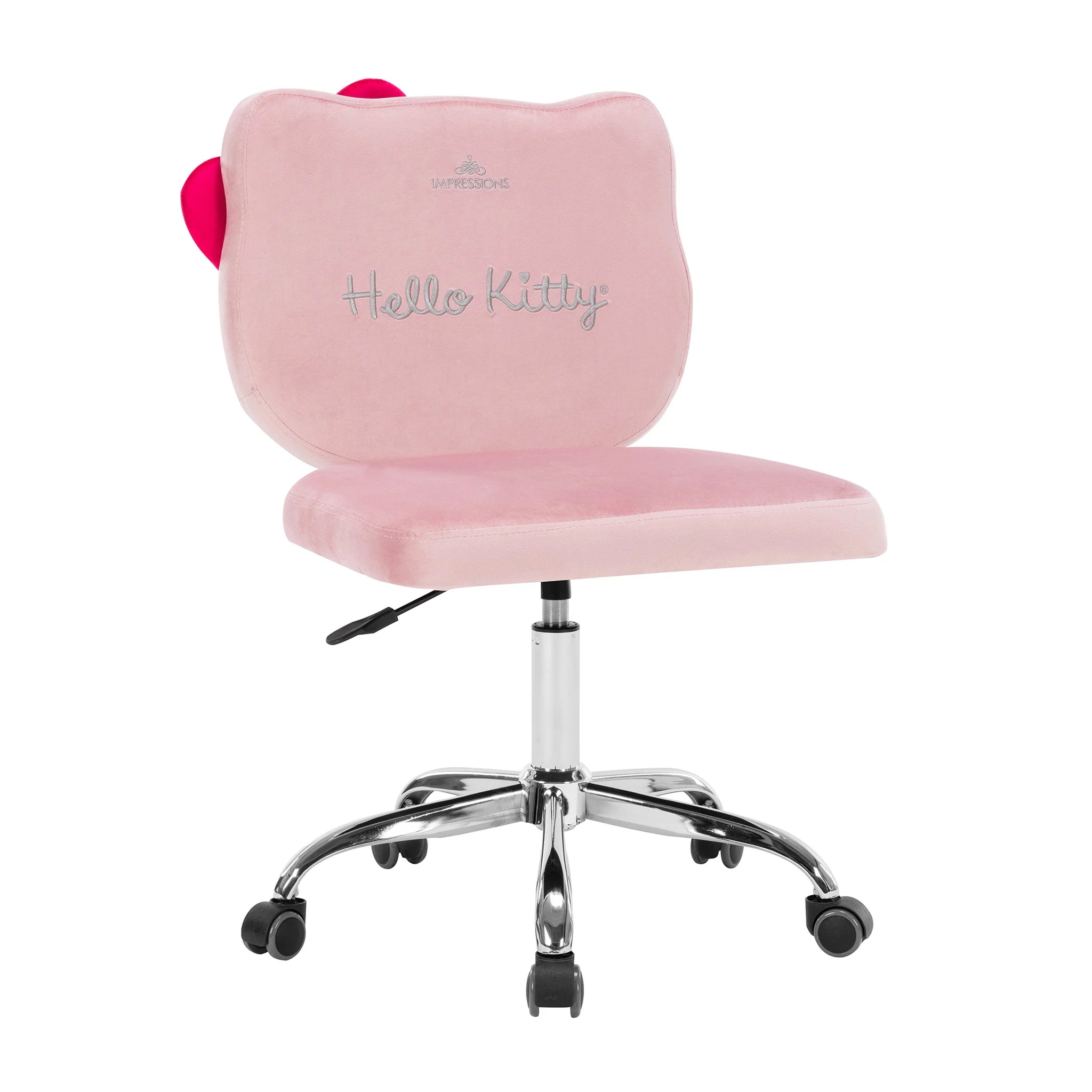 📦訂購 美國代購 Impressions Vanity Sanrio Hello Kitty Kawaii Swivel Vanity Chair旋轉式辦公桌椅 化妝椅