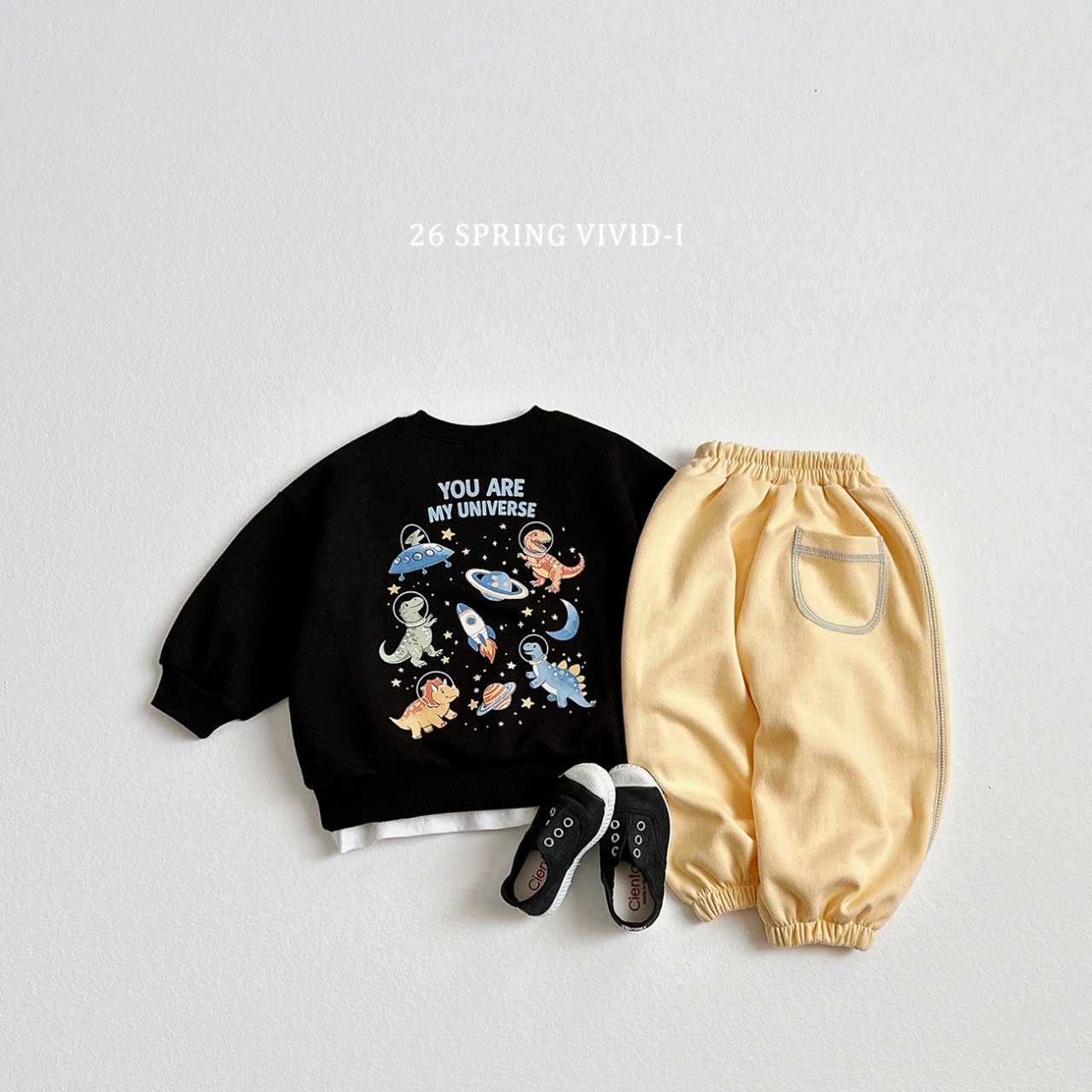 🌸預訂 韓國直送🌸🇰🇷VIVIDI三色撞色縫線口袋寬鬆束腳運動褲