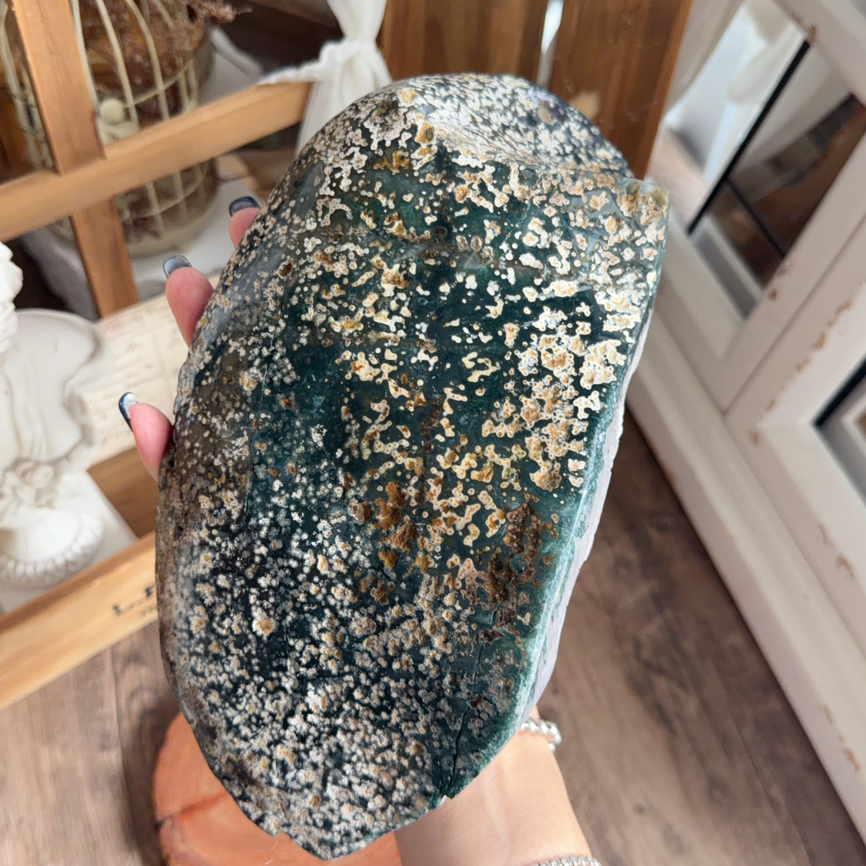 全拋光瑪瑙紫水晶錢袋子