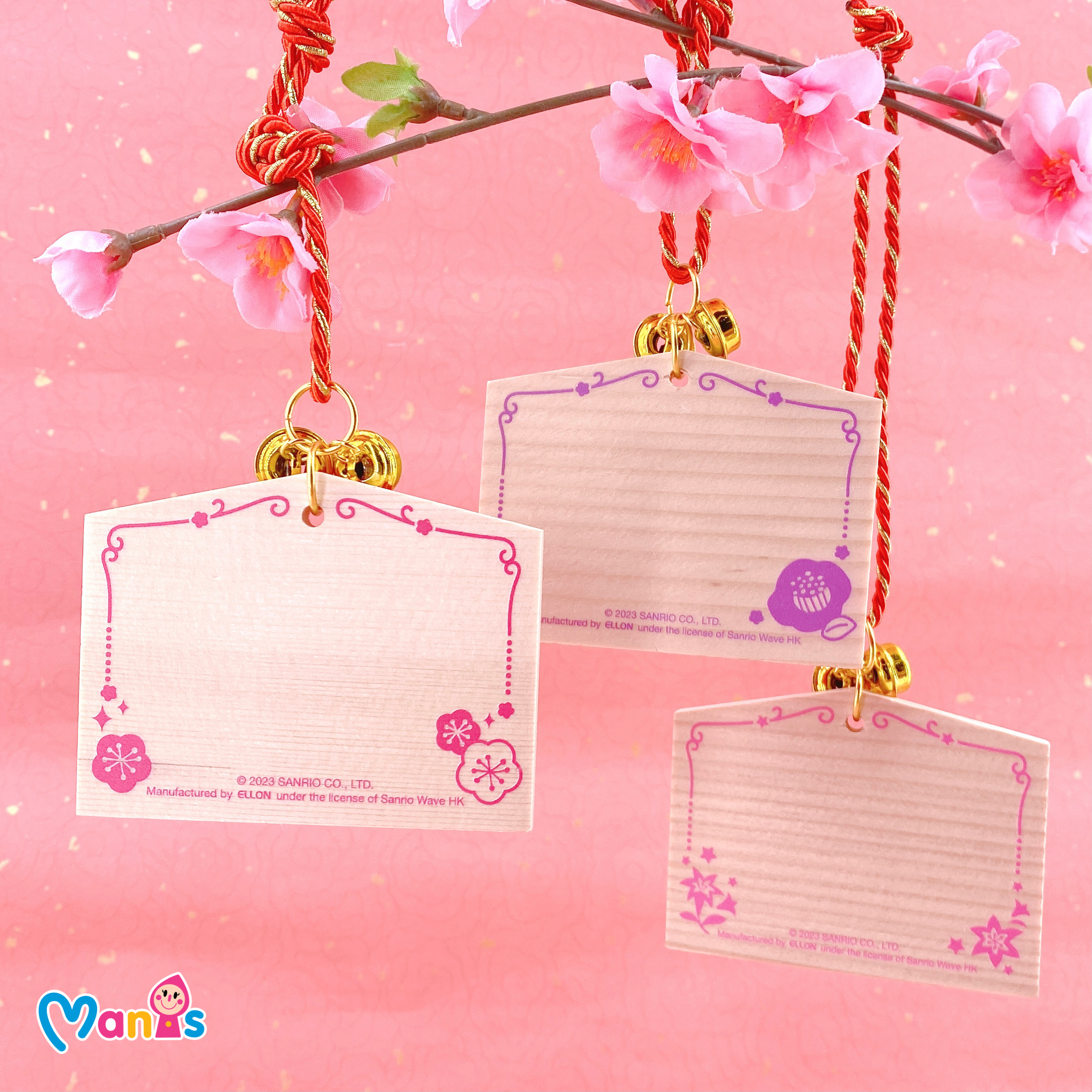 Hello Kitty Wooden Accessories 賀年木製掛飾| Manis E-shop