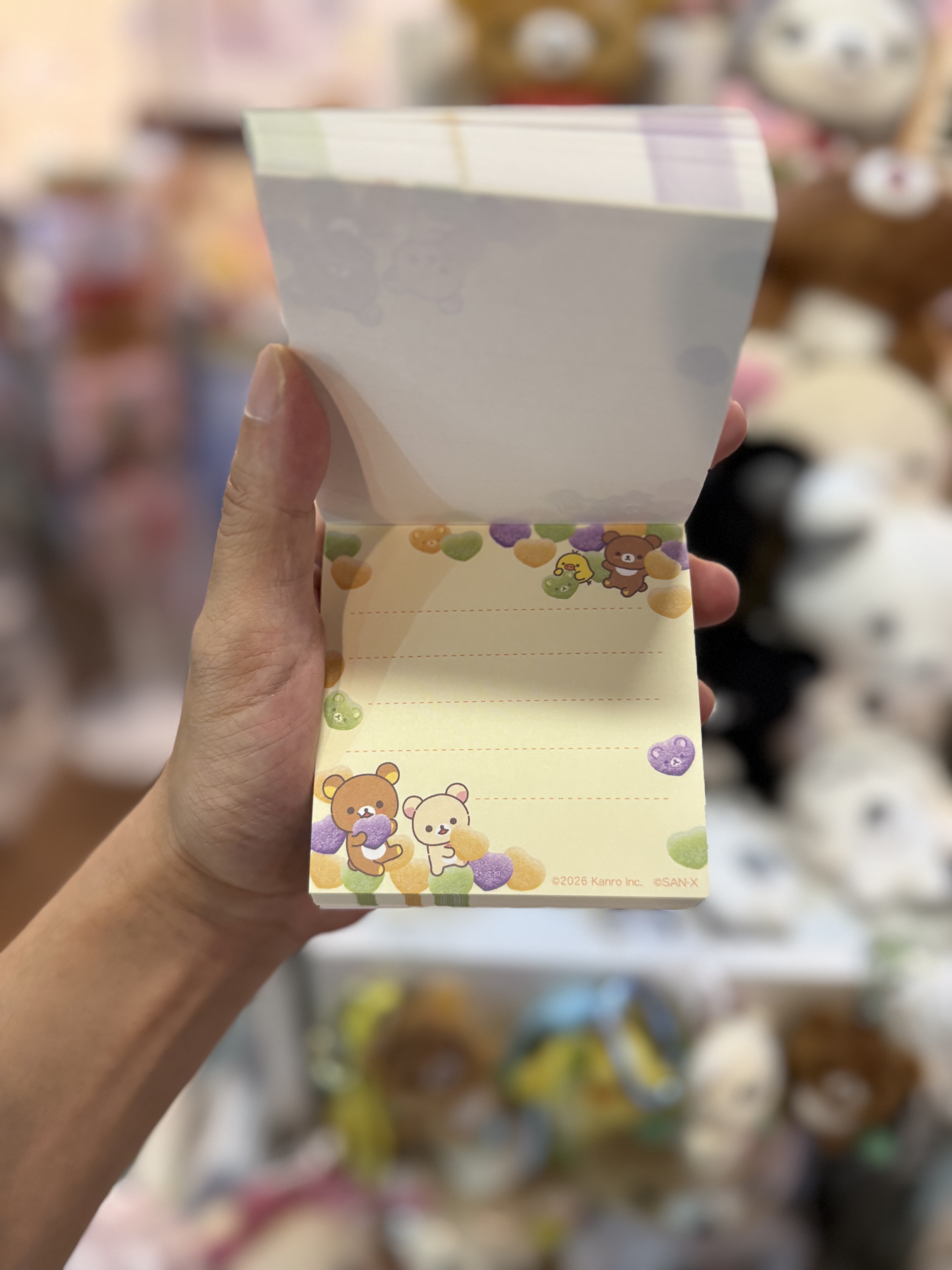 《現貨》全新loft 限定puregumi x rilakkuma memo