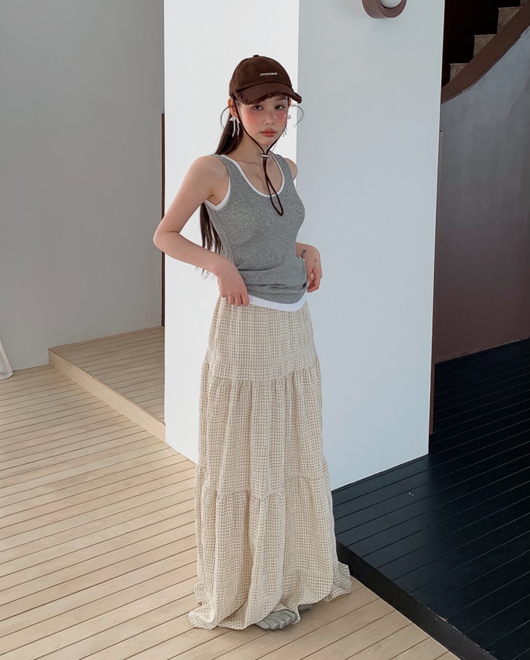 東大門女裝 | Check skirt