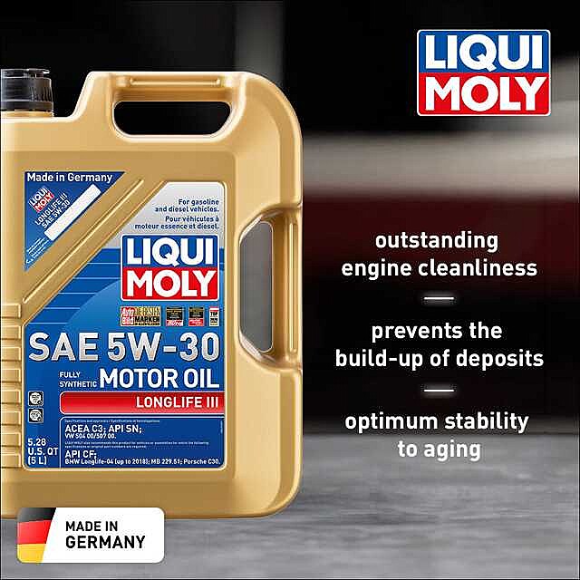 LIQUI MOLY Longlife III 5W-30 (5L) 機油/潤滑油/偈油【原裝行貨】