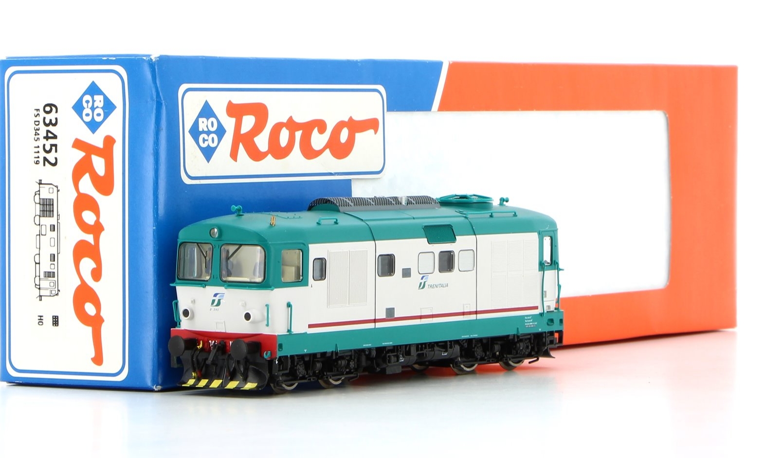  Roco FS D. 345 Diesel locomotive HO D. C. 2-Rail 