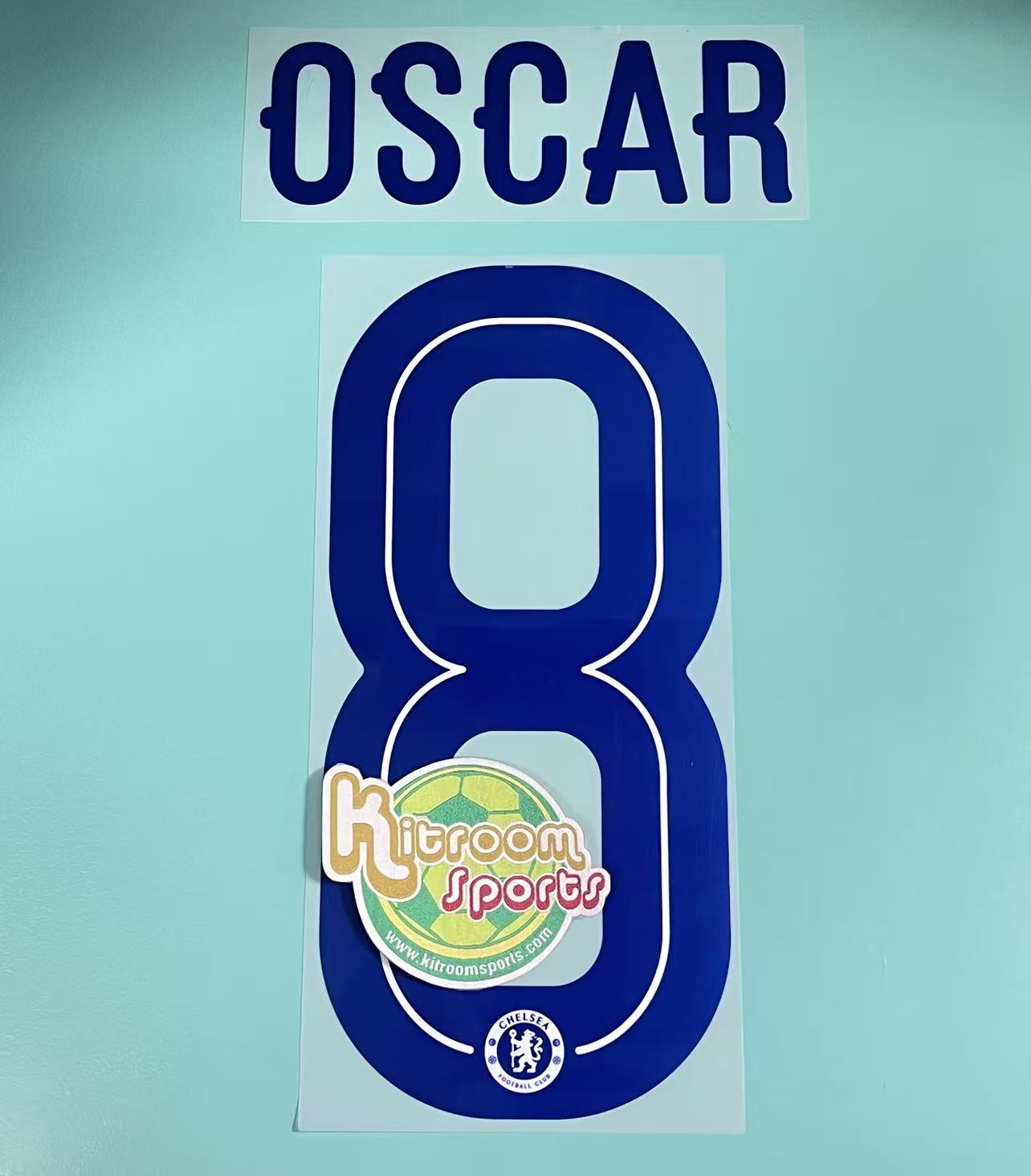 2015-16 Chelsea Away UCL Nameset #8 OSCAR