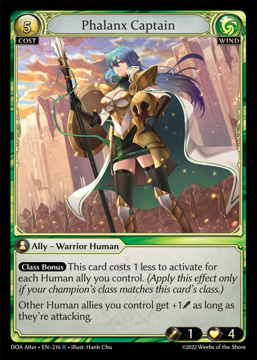 Phalanx Captain / DOA-Alter-216 (R)